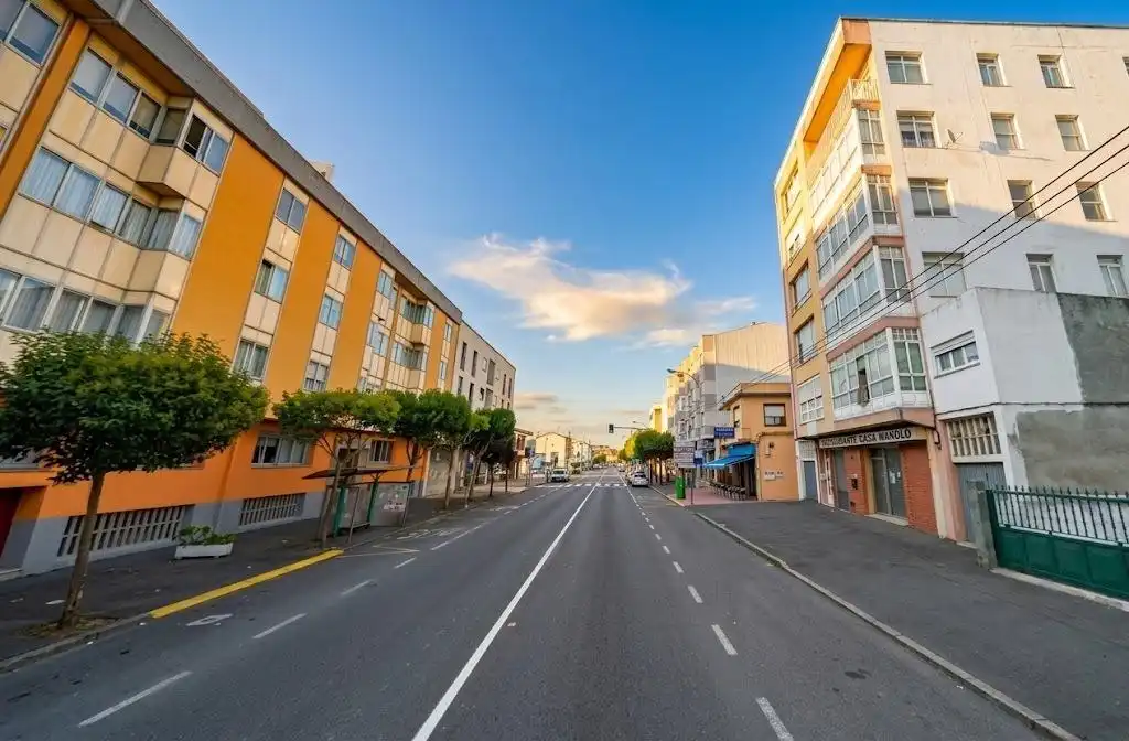 Vista exterior de Piso en venta en Oleiros