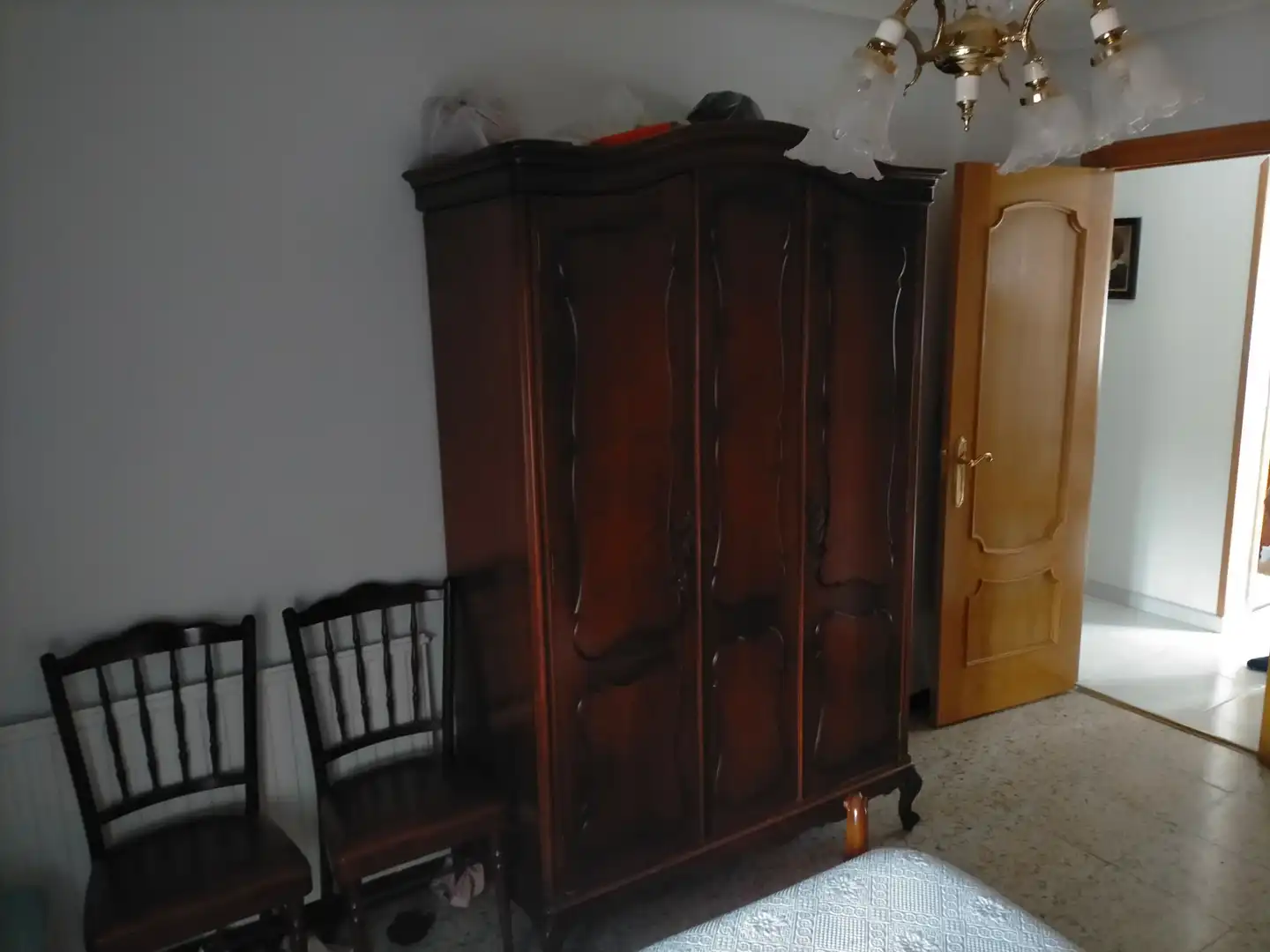 Schlafzimmer von Wohnung zum Verkauf in Arévalo mit Heizung, Terrasse und Möbliert