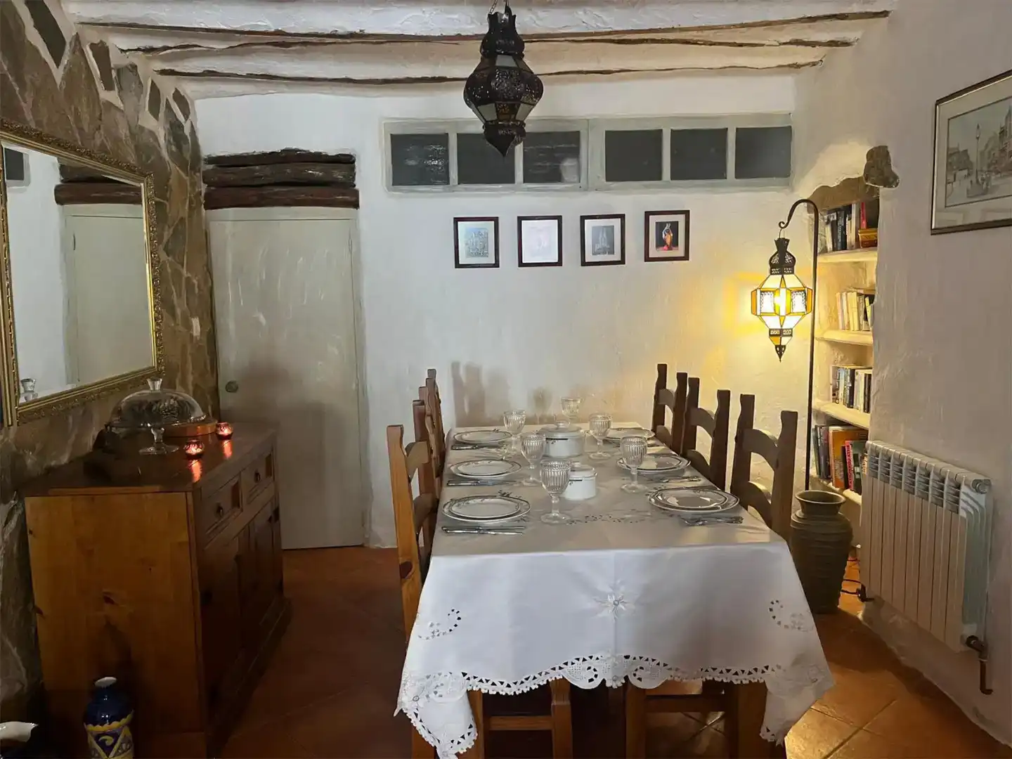 Menjador de Casa o xalet en venda en Taberno amb Aire condicionat