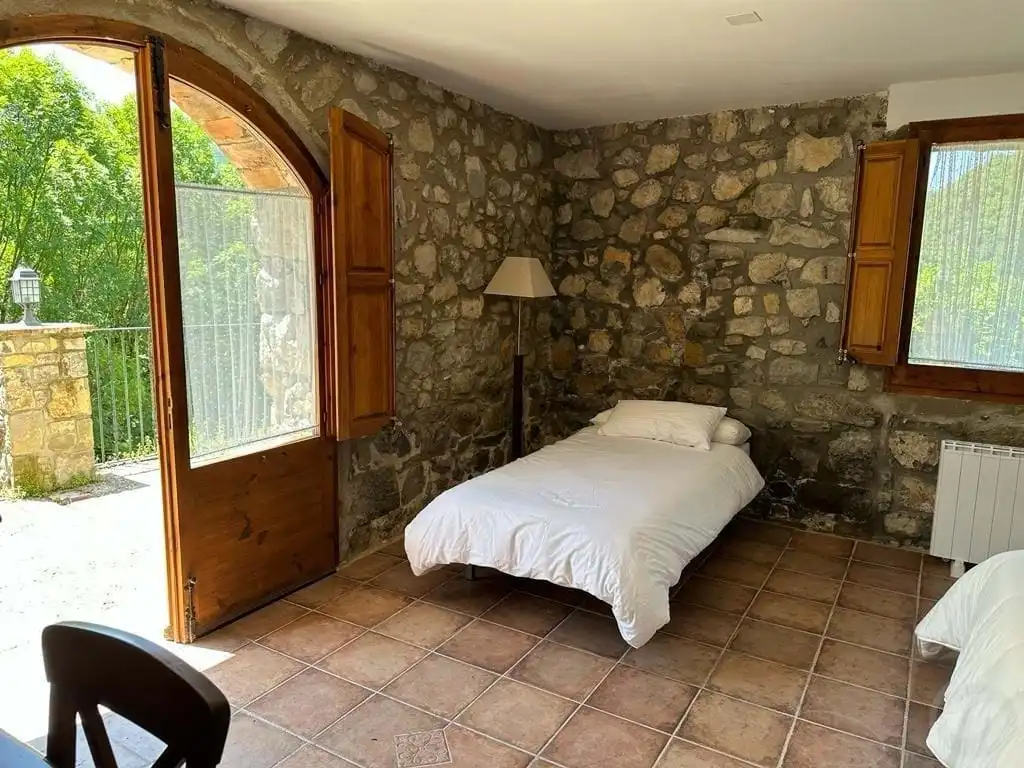 Bedroom of Houses for sale in La Vall de Bianya  with Heating, Terrace and Storage room