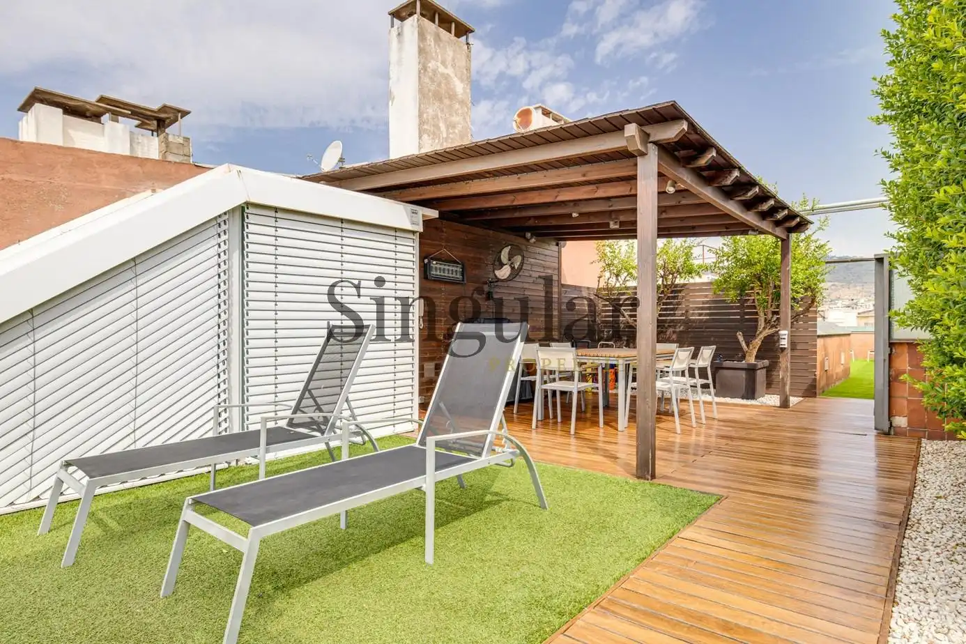 Terraza de Ático en venta en Barcelona con Calefacción, Parquet y Terraza