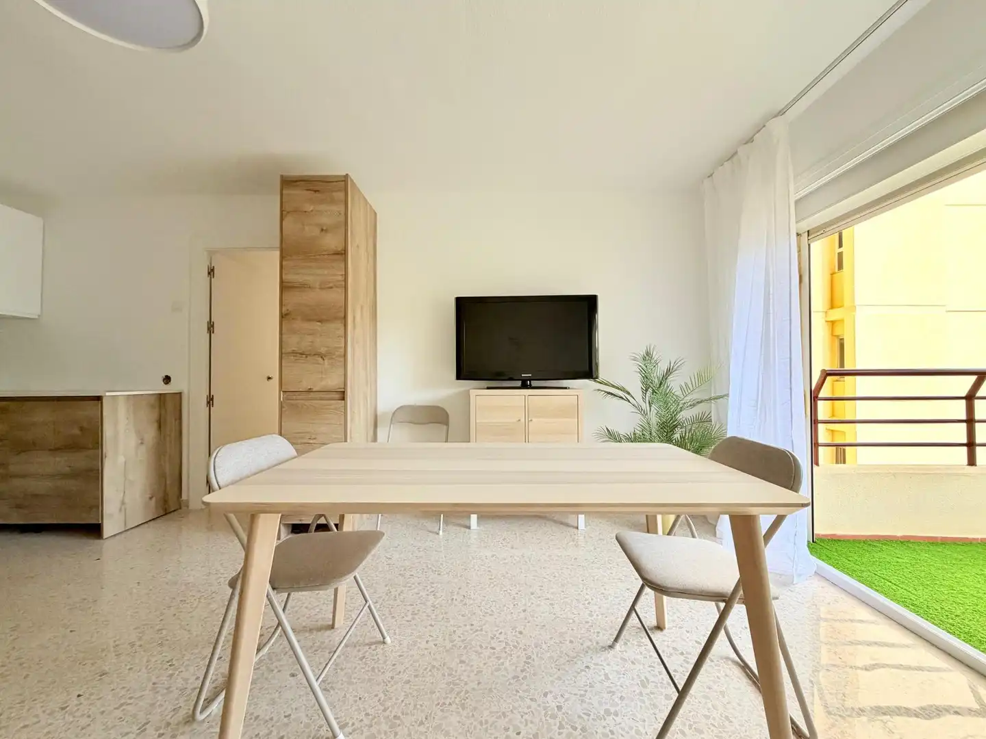 Dining room of Flat for share in Málaga  with Terrace and Furnished