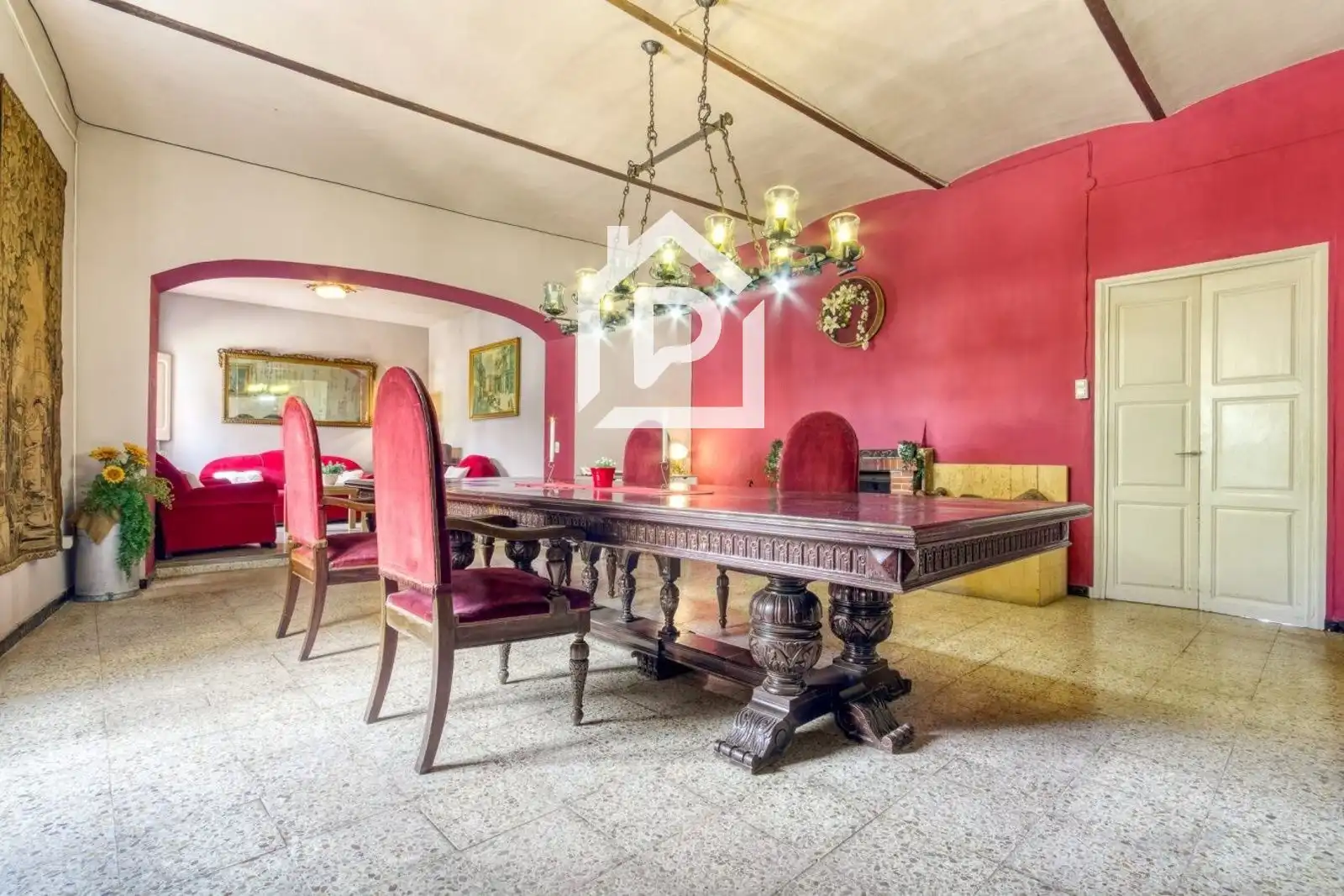 Dining room of Houses for sale in Riumors, Girona