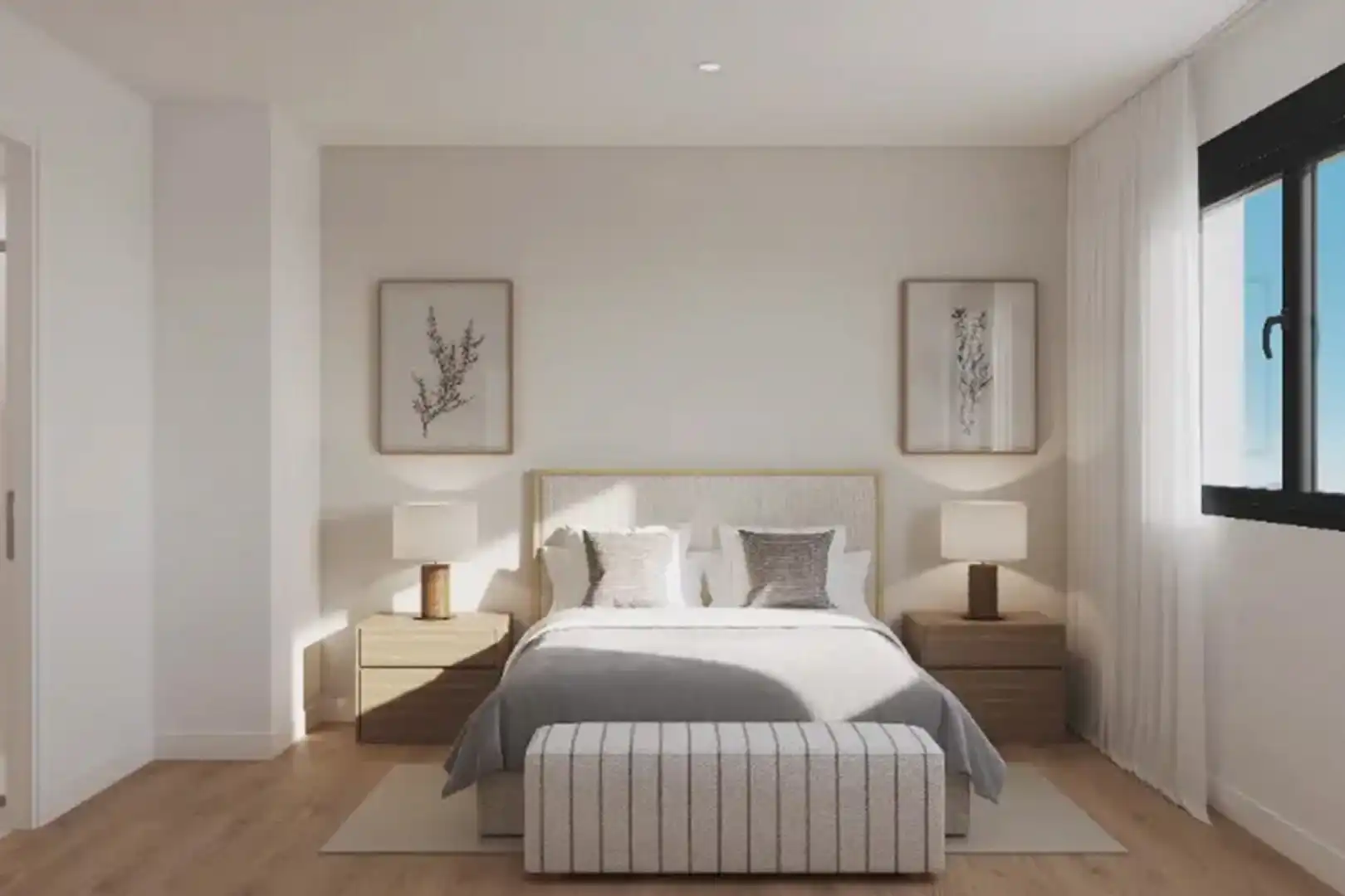Bedroom of Attic for sale in Alicante / Alacant  with Air Conditioner, Private garden and Terrace