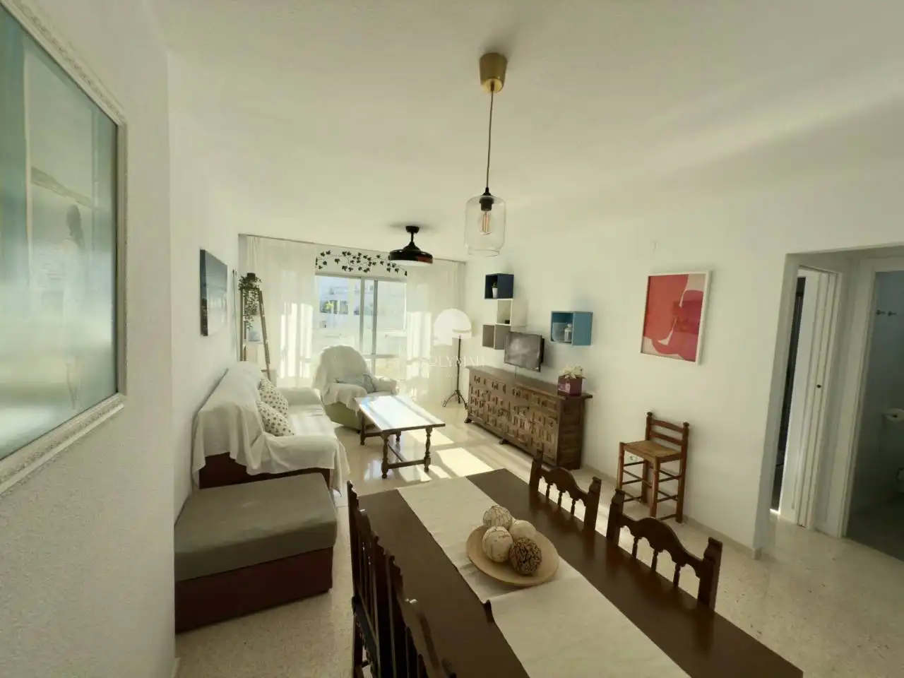 Wohnzimmer von Wohnung zur Miete in Vélez-Málaga mit Klimaanlage, Heizung und Terrasse