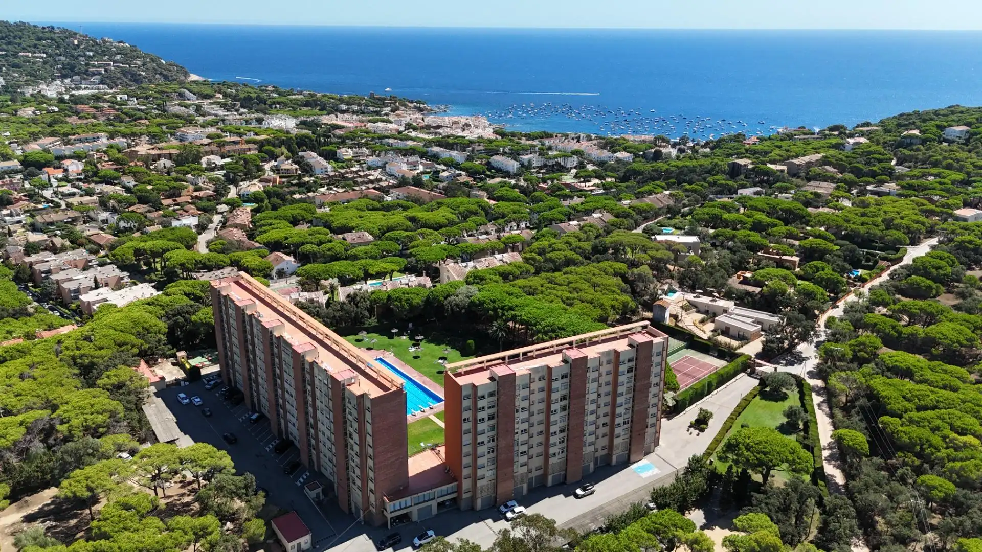 Vista exterior de Piso en venta en Palafrugell con Aire acondicionado, Calefacción y Jardín privado