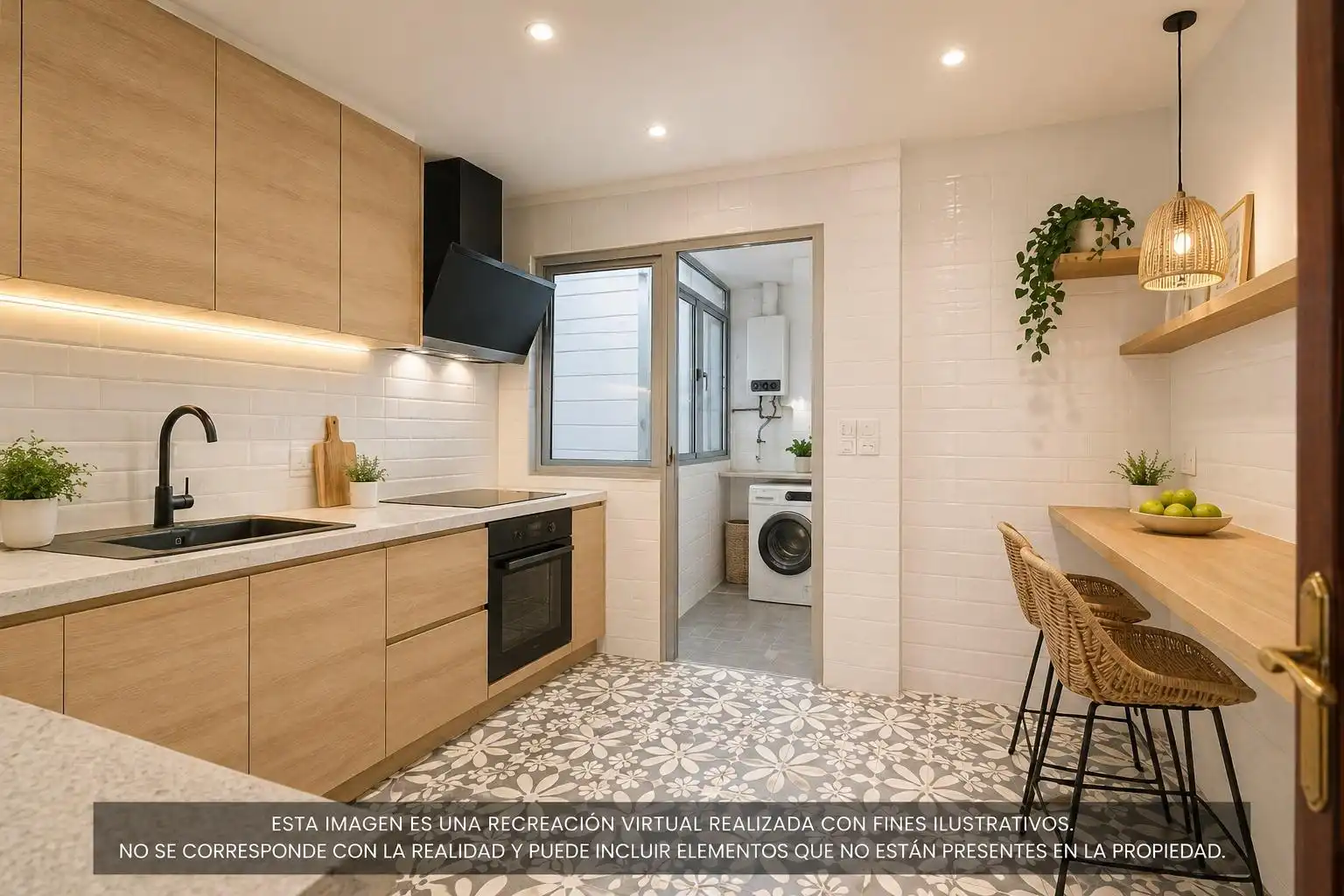 Cocina de Piso en venta en  Palma de Mallorca con Aire acondicionado y Balcón
