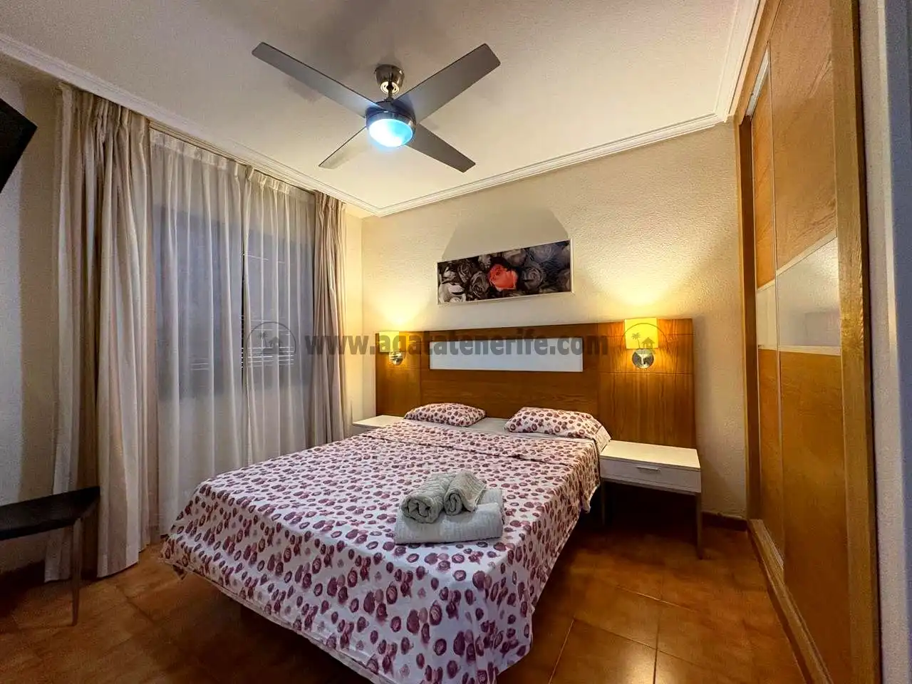 Schlafzimmer von Erdgeschoss zum Verkauf in San Miguel de Abona mit Klimaanlage, Terrasse und Schwimmbad