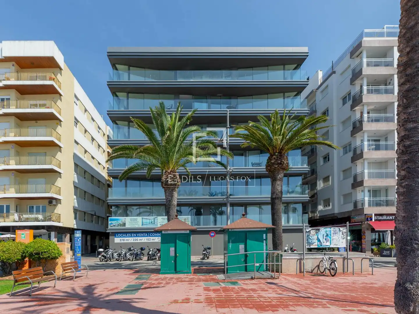 Exterior view of Flat for sale in Lloret de Mar  with Air Conditioner, Heating and Balcony