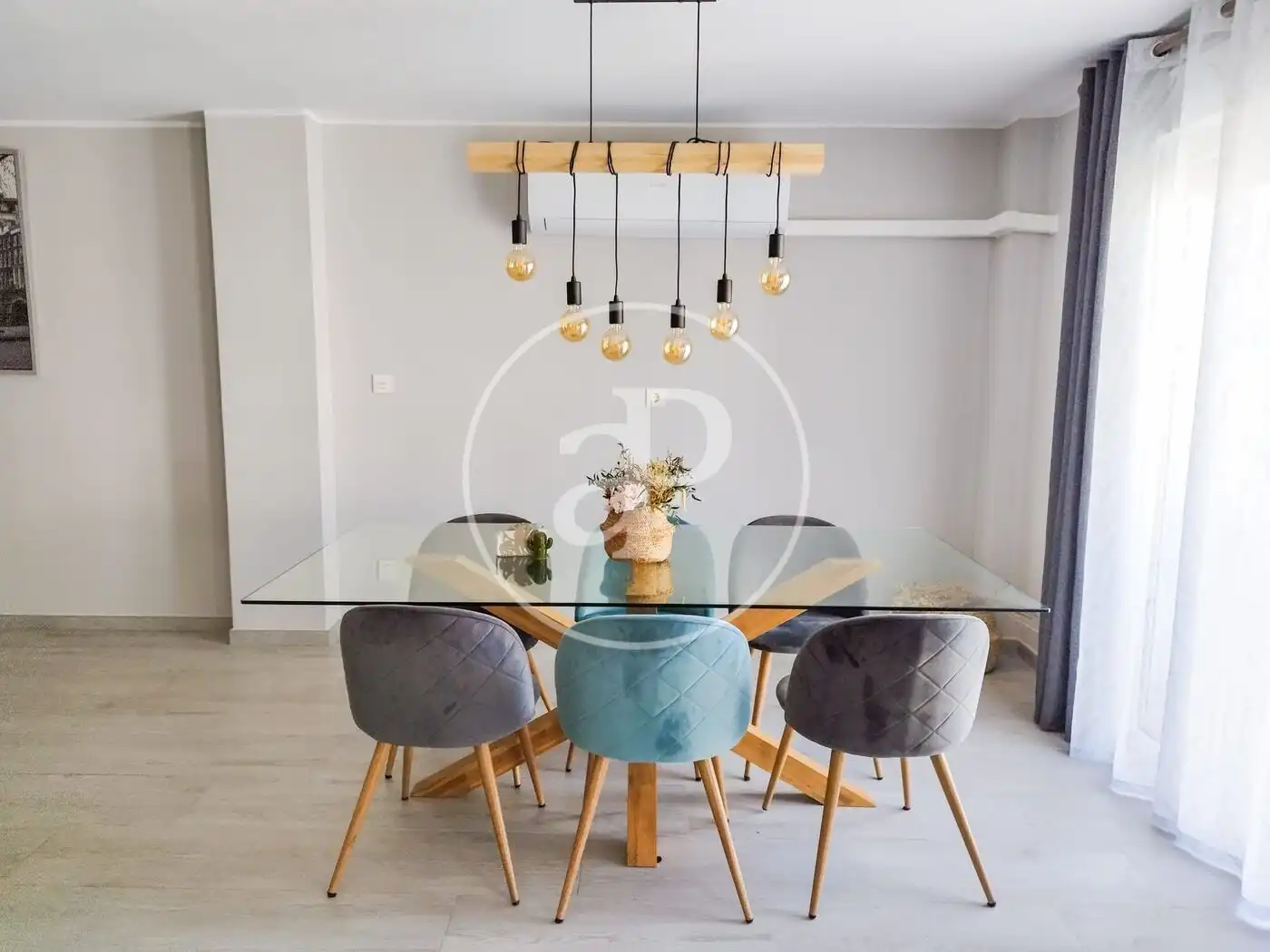 Dining room of Flat for rent in Santa Pola  with Air Conditioner, Heating and Furnished