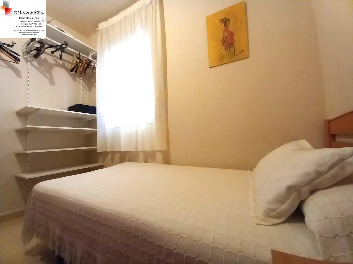 Schlafzimmer von Wohnungen zum Verkauf in L'Ampolla mit Heizung, Terrasse und Möbliert