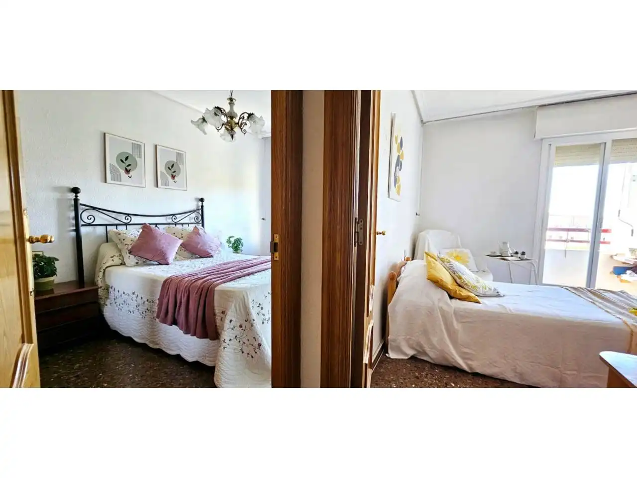 Bedroom of Flat for sale in Casco Urbano