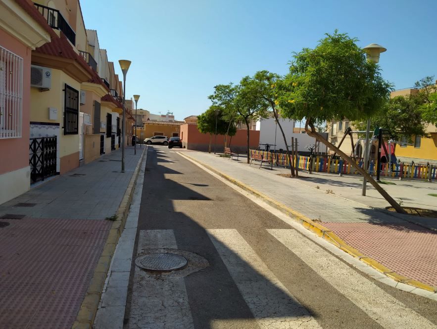 Exterior view of Duplex for sale in  Almería Capital