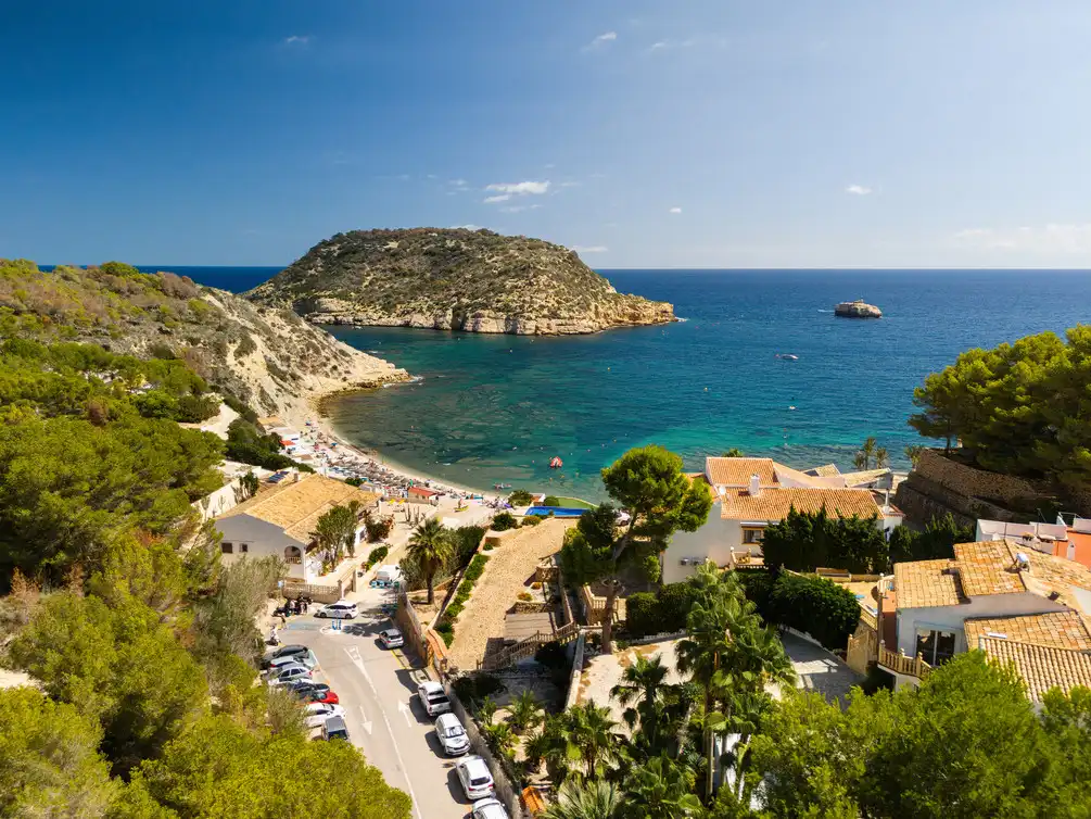 Vista exterior de Casa o chalet en venta en Jávea / Xàbia con Aire acondicionado, Jardín privado y Terraza