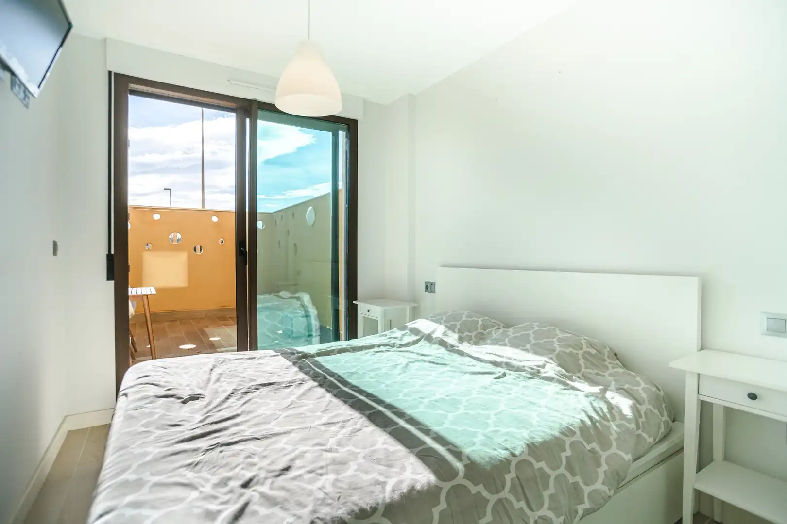 Dormitori de Apartament en venda en Cartagena amb Parquet, Terrassa i Balcó
