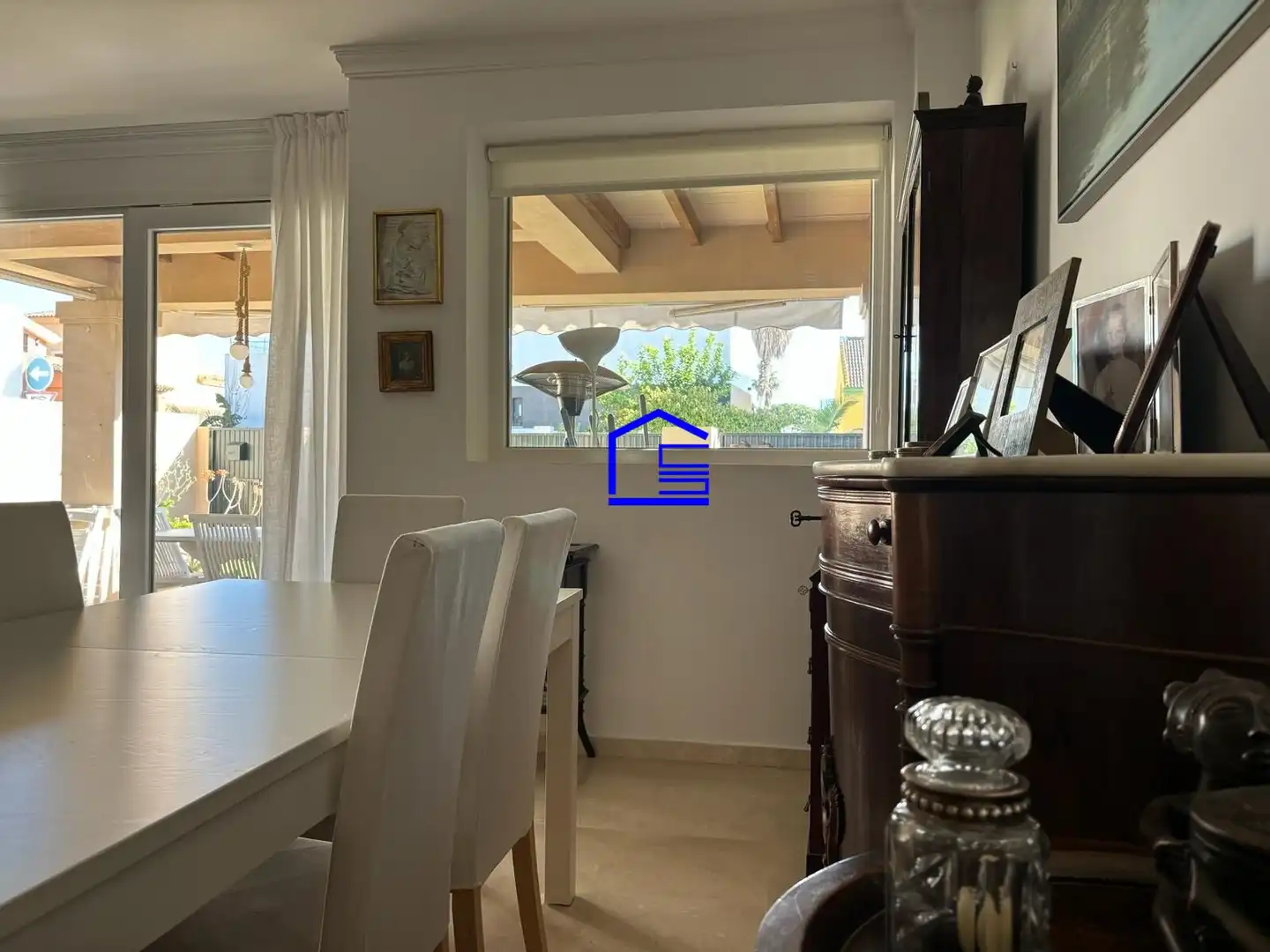 Comedor de Casa adosada en venta en El Puerto de Santa María con Aire acondicionado, Jardín privado y Amueblado