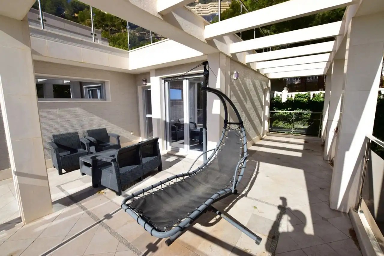 Terraza de Casa o chalet en venta en Altea con Aire acondicionado, Jardín privado y Trastero