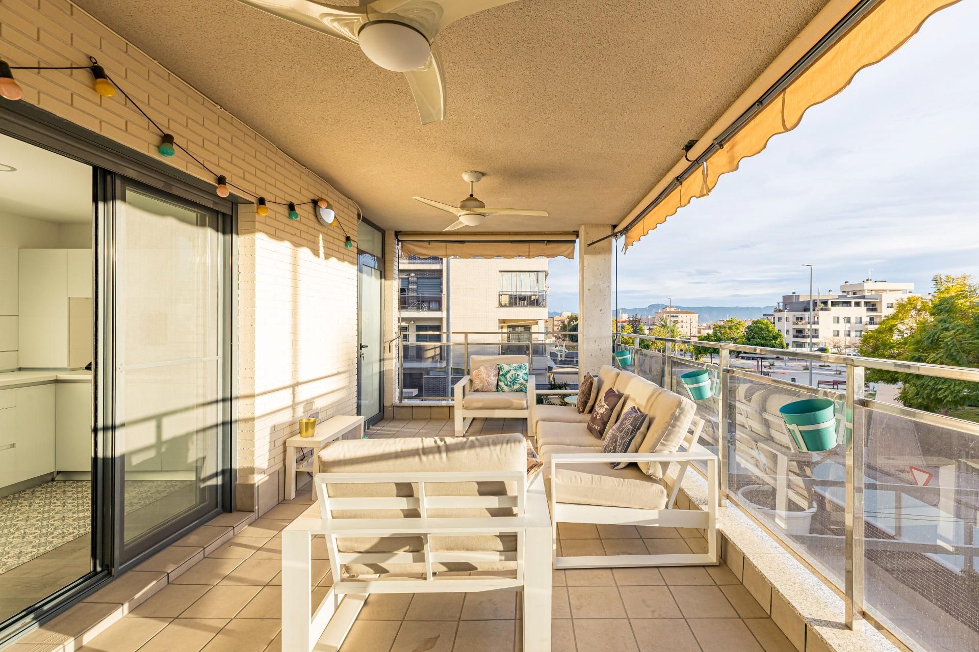 Terrace of Flat for sale in  Murcia Capital  with Air Conditioner, Terrace and Storage room