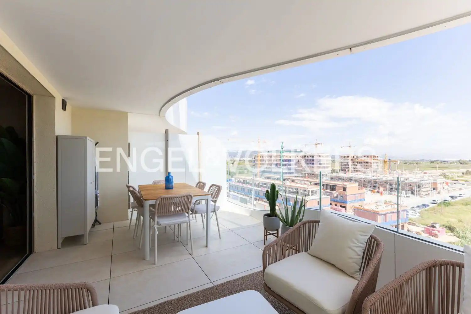 Terrace of Flat for rent in El Puig de Santa Maria  with Air Conditioner, Heating and Private garden
