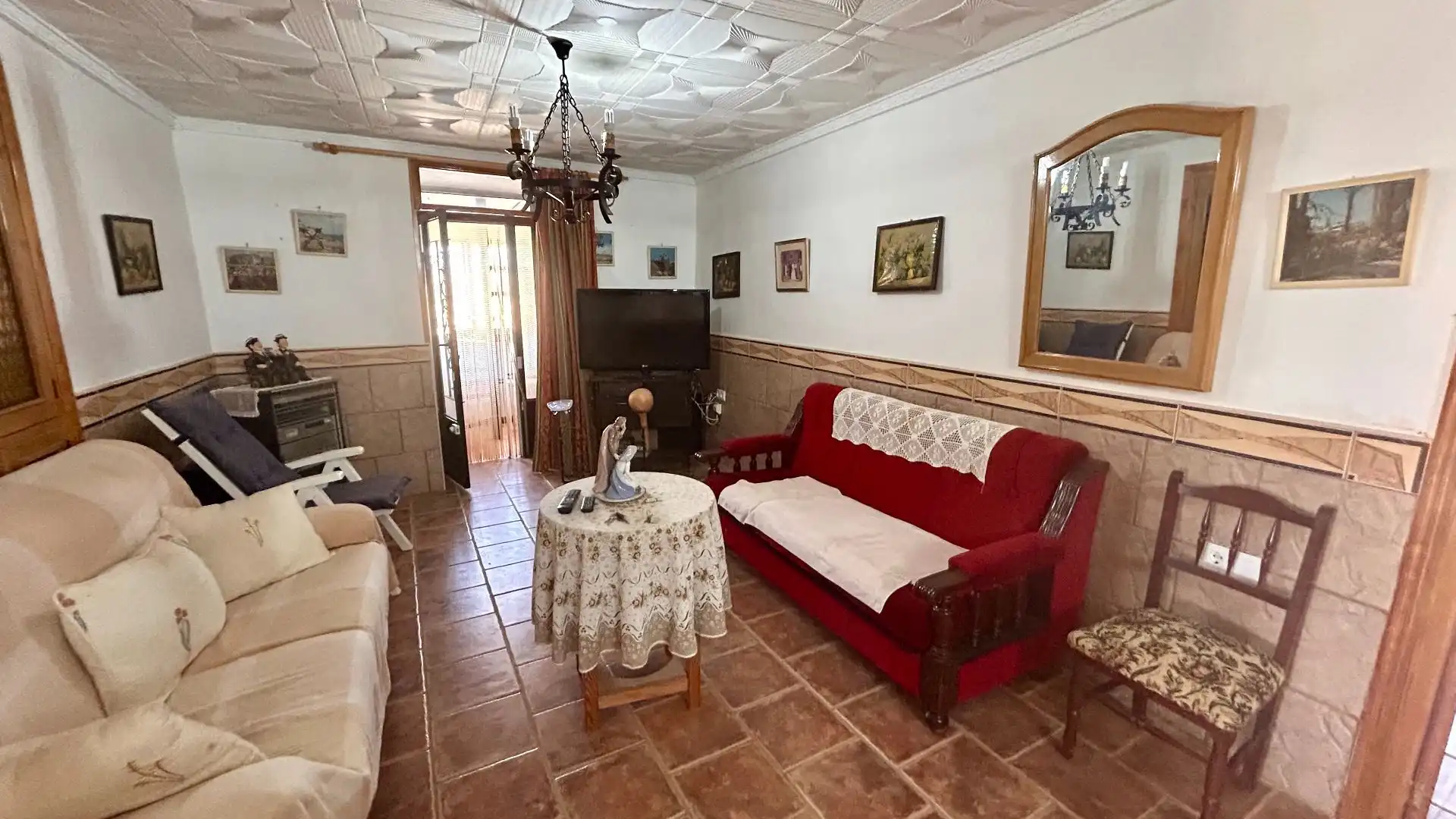 Sala de estar de Casa o chalet en venta en Albox con Calefacción, Jardín privado y Trastero