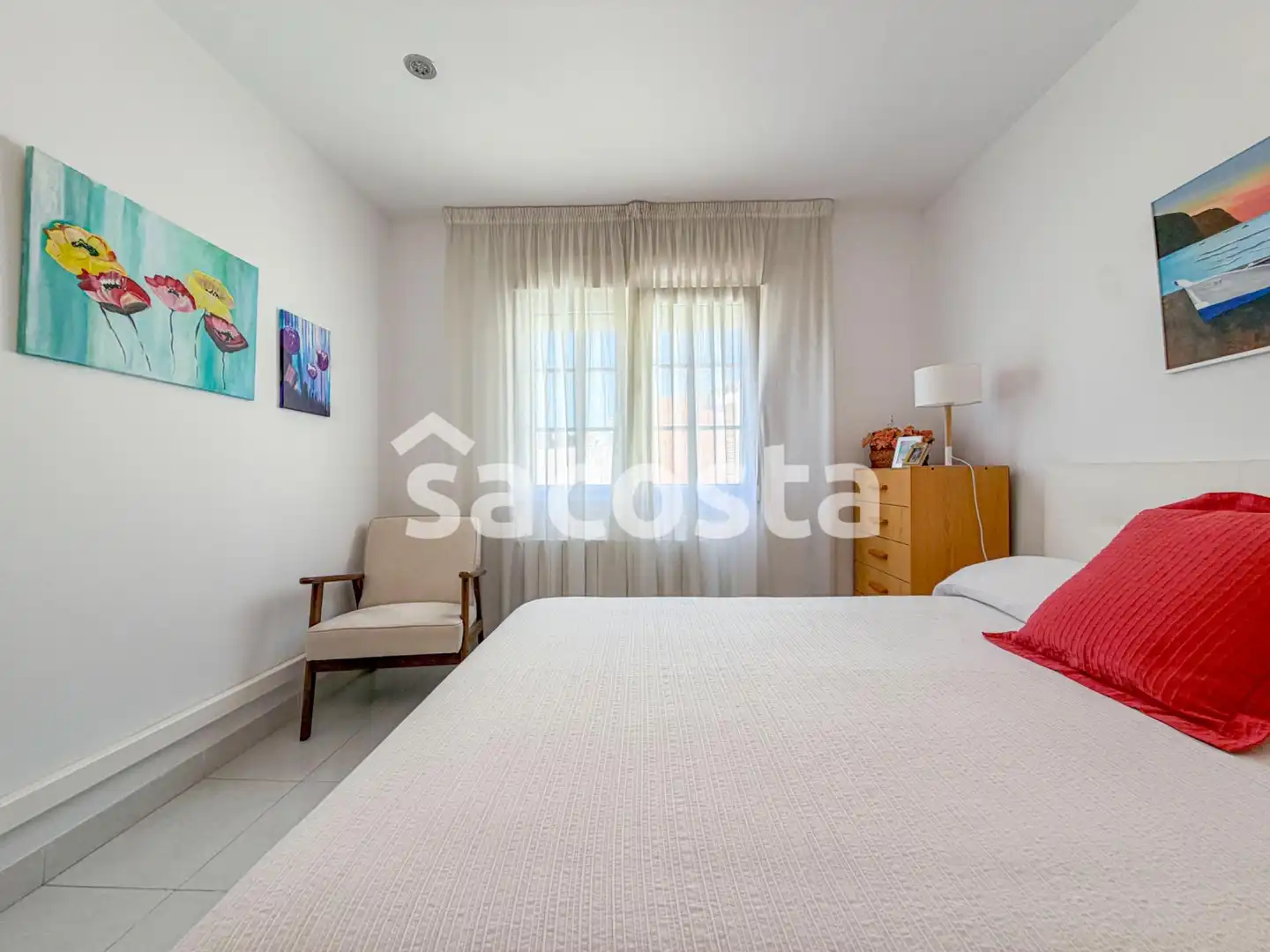 Habitación de Casa adosada en venta en Pineda de Mar con Aire acondicionado, Calefacción y Jardín privado
