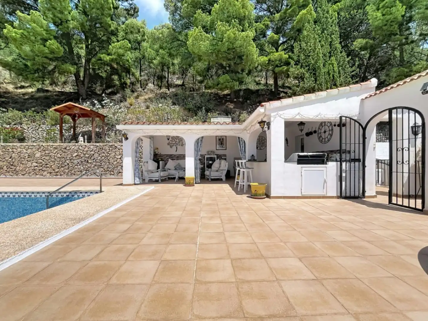 Terrassa de Casa o xalet en venda en Callosa d'en Sarrià amb Aire condicionat, Jardí privat i Terrassa