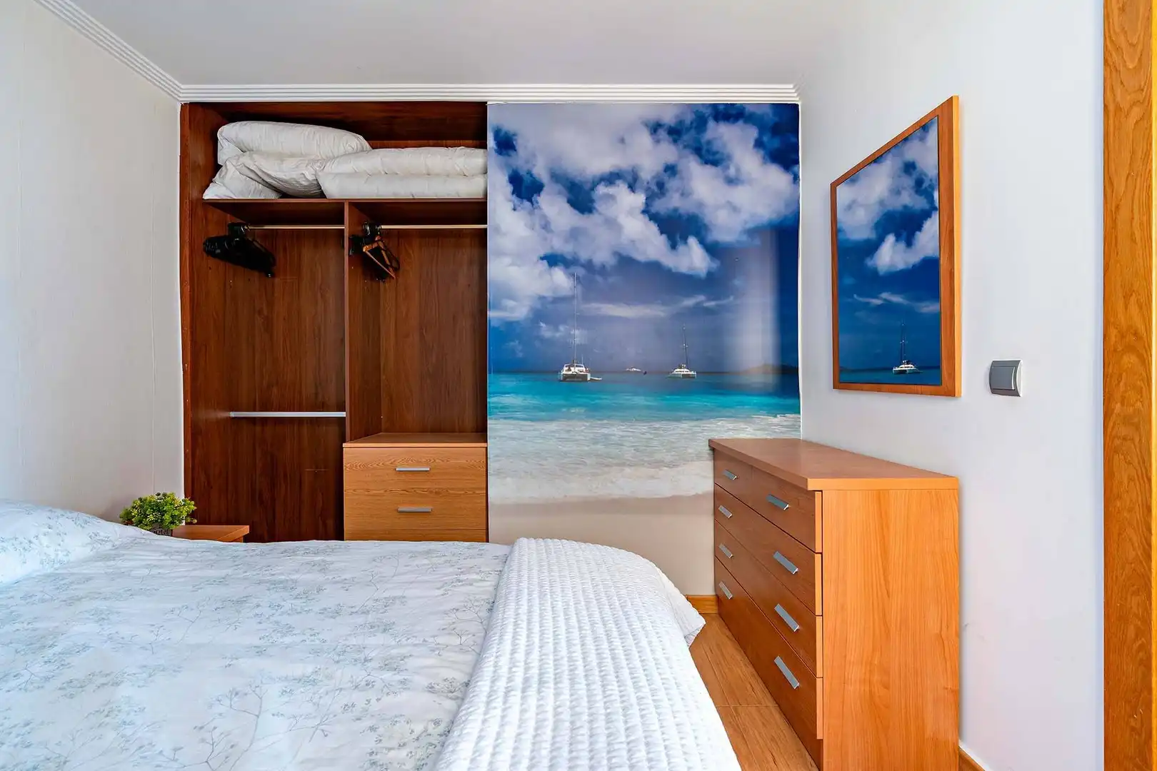 Bedroom of Flat for sale in Roquetas de Mar  with Air Conditioner, Terrace and Furnished