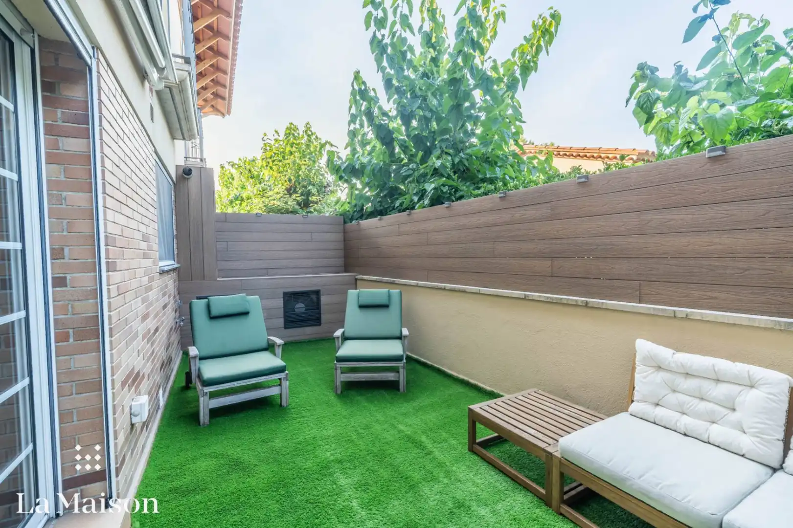 Terrassa de Casa o xalet en venda en Sant Andreu de Llavaneres amb Terrassa i Piscina comunitària