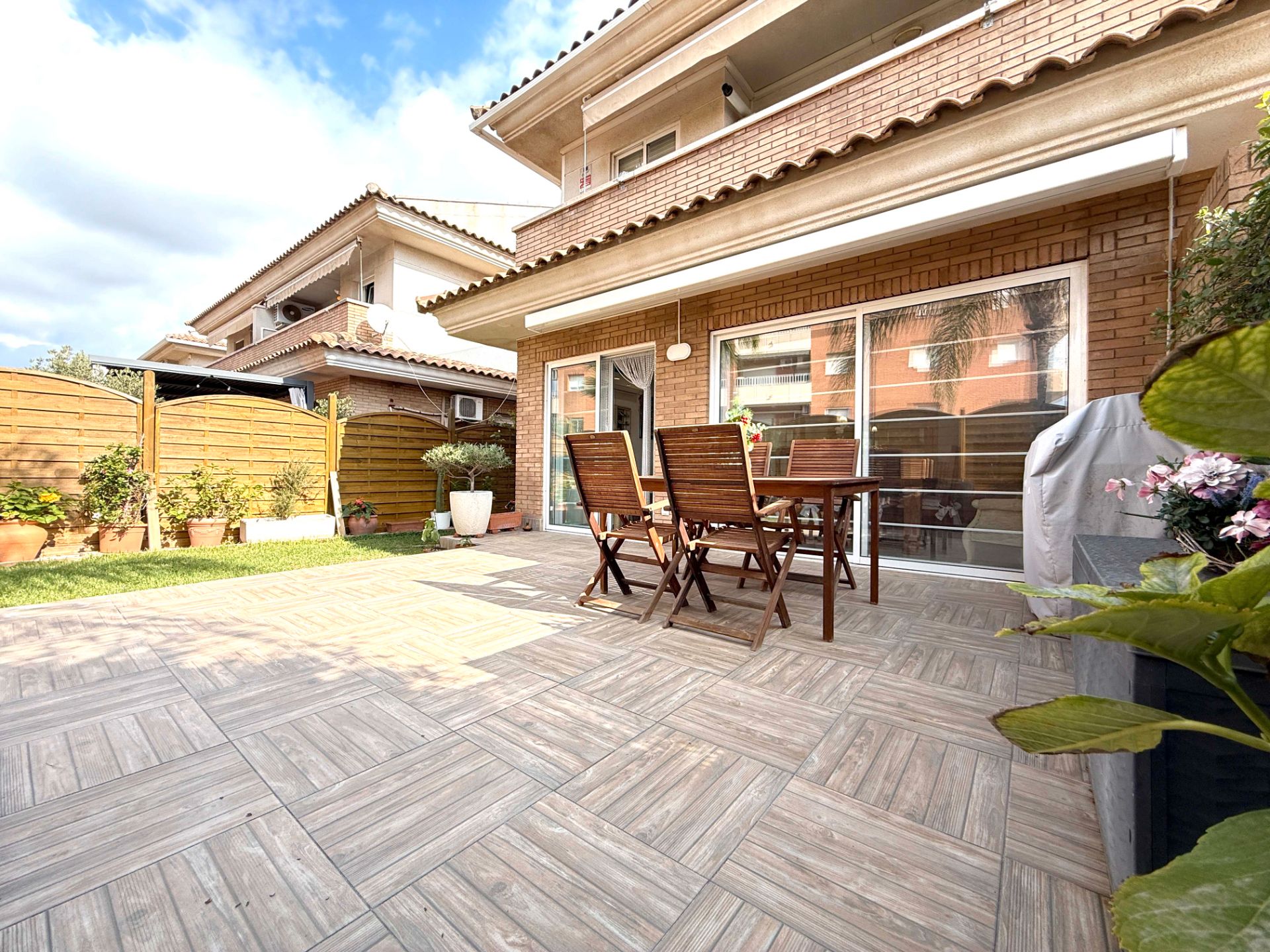 Terrace of Single-family semi-detached for sale in Cambrils  with Air Conditioner, Heating and Private garden