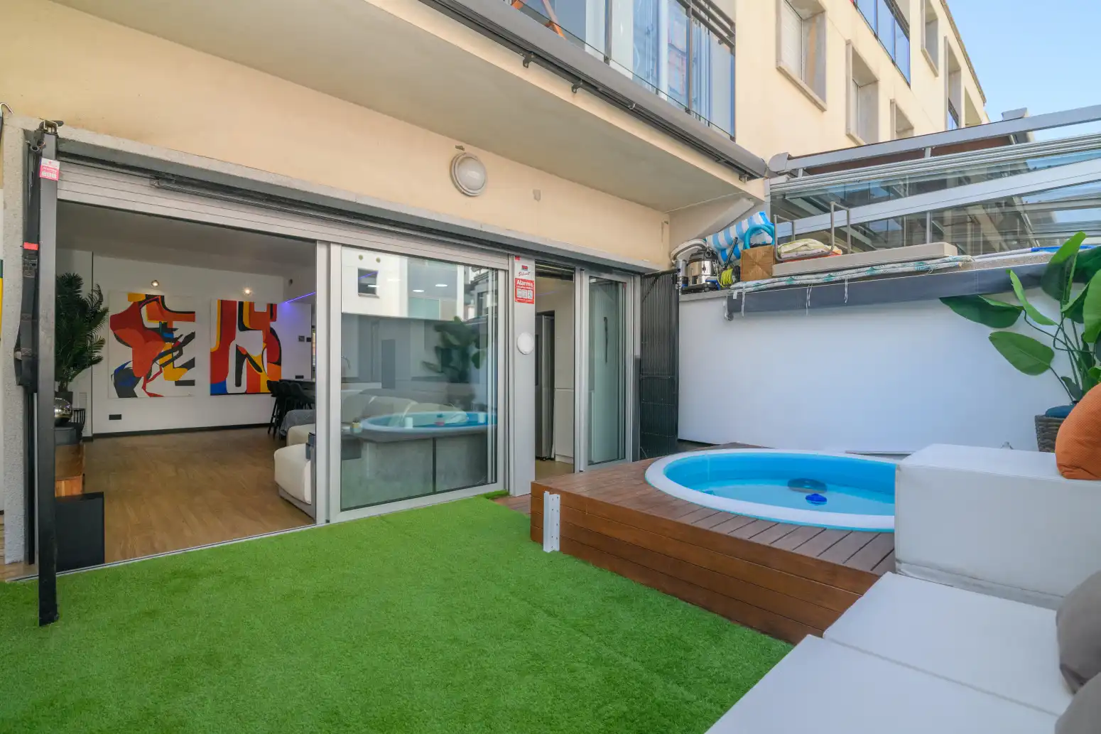 Terrace of Flat for sale in Viladecans  with Air Conditioner, Heating and Private garden