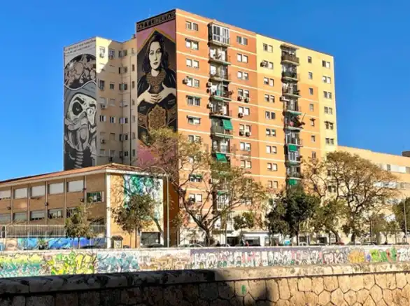 Vista exterior de Piso de alquiler en Málaga con Aire acondicionado y Amueblado