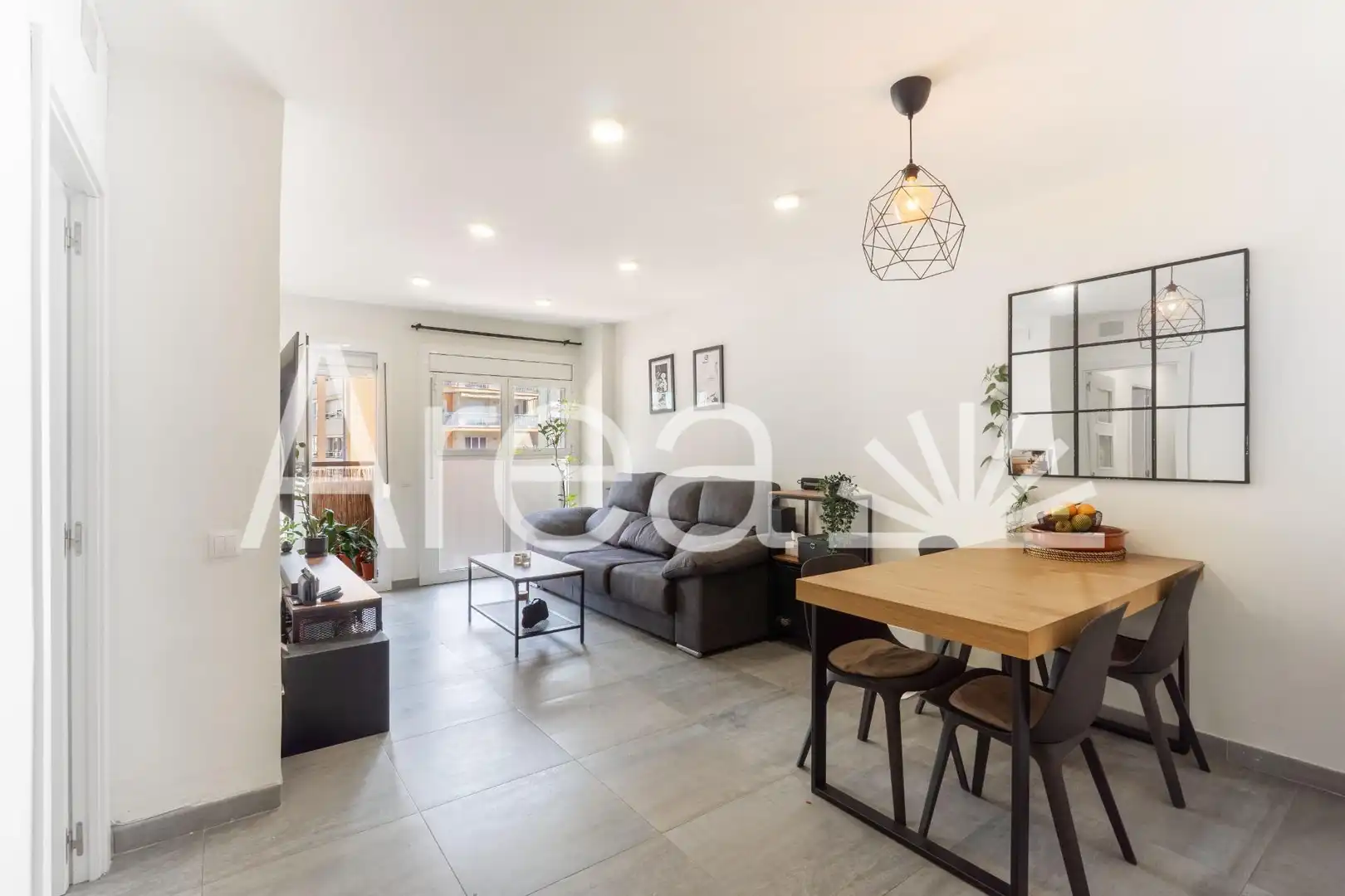 Sala de estar de Piso en venta en Mataró con Parquet y Balcón