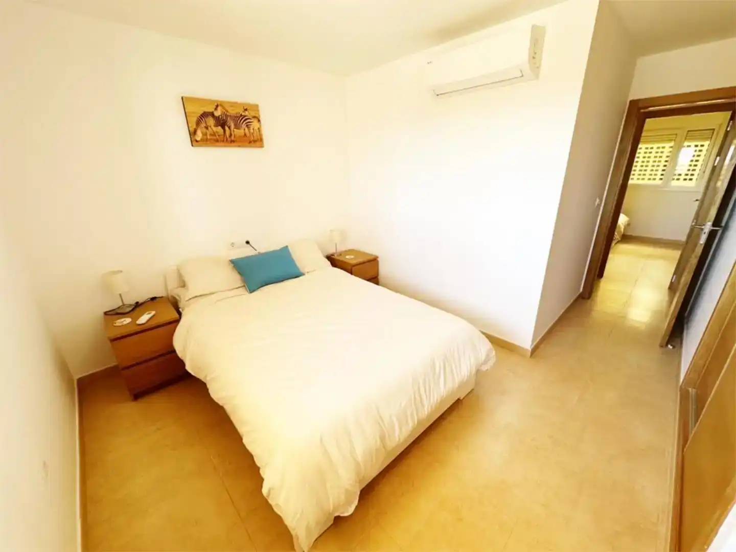 Schlafzimmer von Wohnung zur Miete in Torre-Pacheco mit Klimaanlage und Balkon