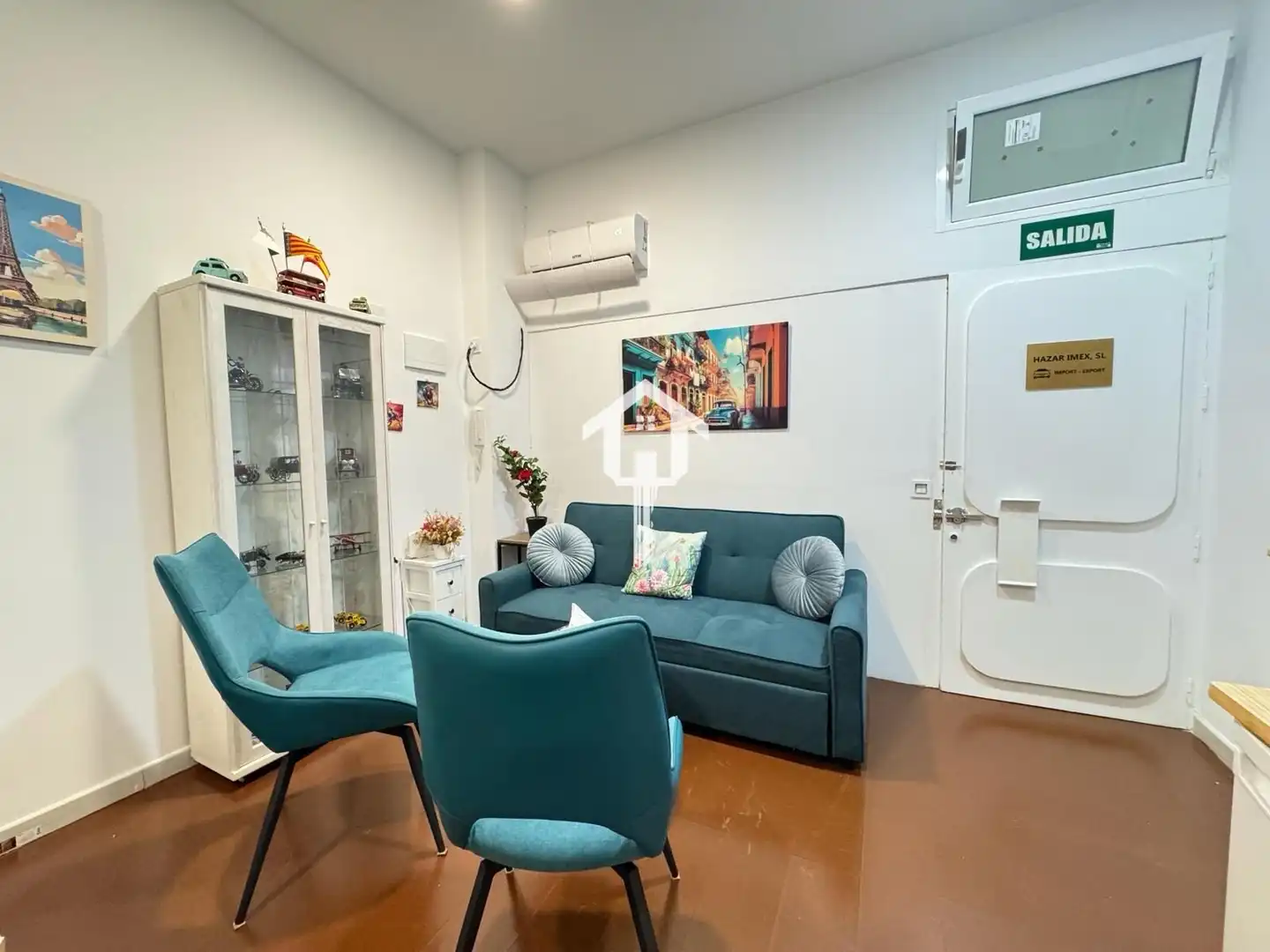 Sala d'estar de Estudi en venda en Alicante / Alacant amb Aire condicionat i Moblat