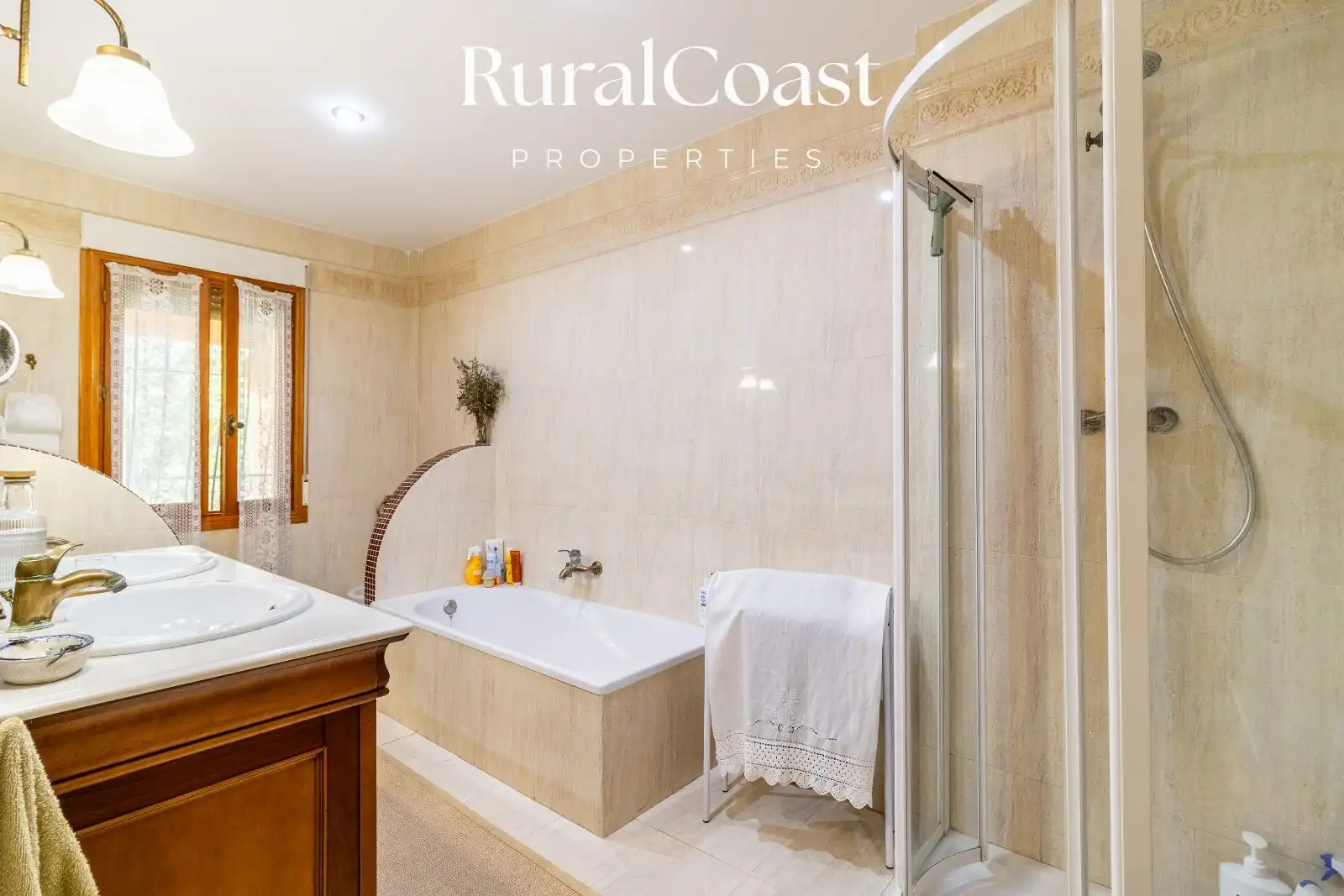 Baño de Casa o chalet en venta en Tibi con Aire acondicionado, Calefacción y Jardín privado