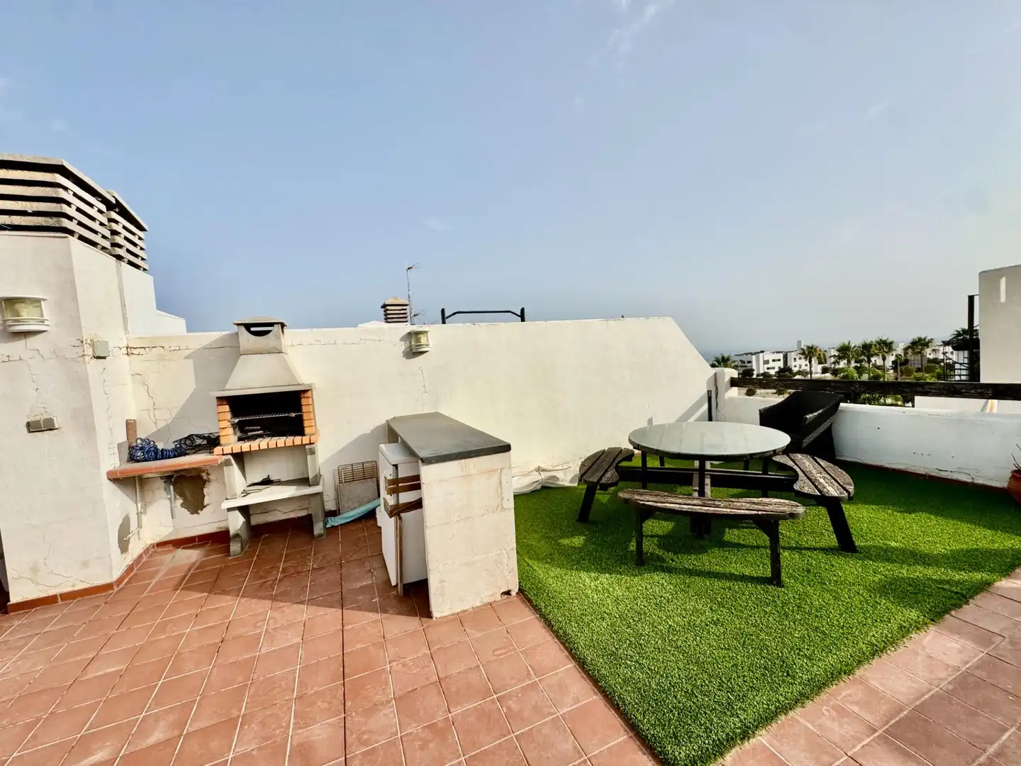 Terraza de Ático en venta en Benalmádena con Aire acondicionado, Jardín privado y Terraza