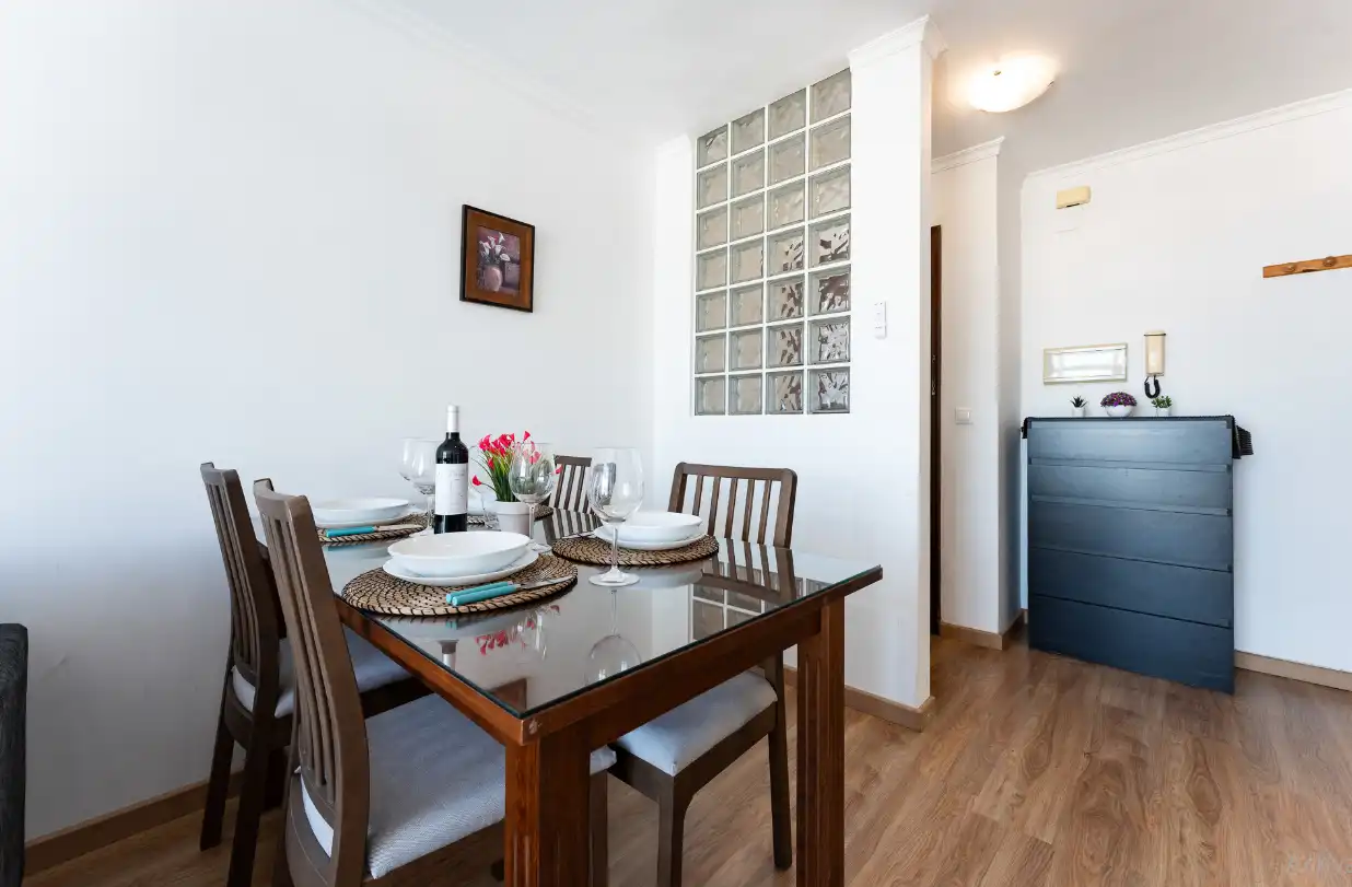 Dining room of Flat for sale in Benalmádena  with Air Conditioner, Heating and Furnished