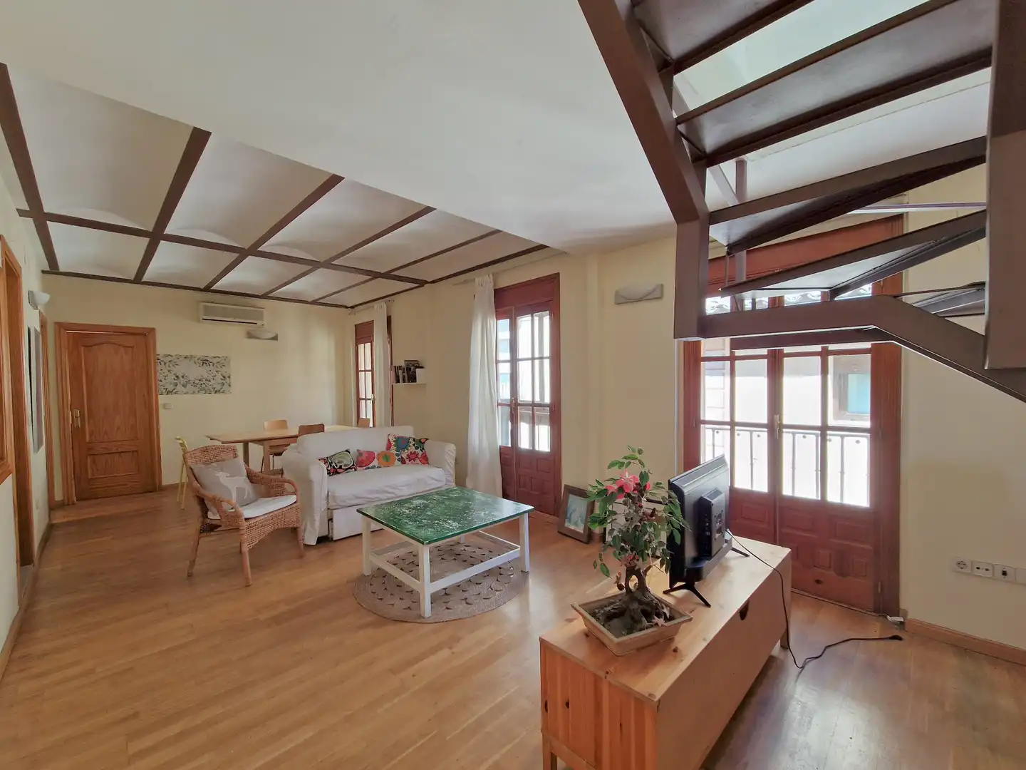 Wohnzimmer von Maisonette zum Verkauf in Toledo mit Klimaanlage, Heizung und Terrasse