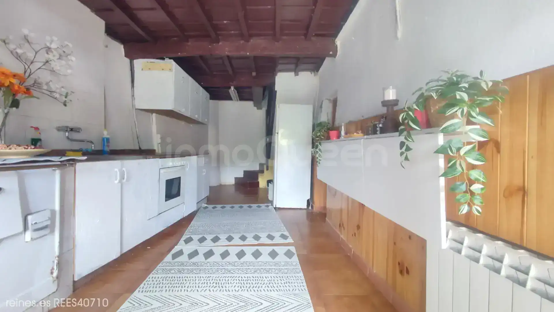 Cocina de Casa adosada en venta en Morcín con Calefacción, Terraza y Amueblado