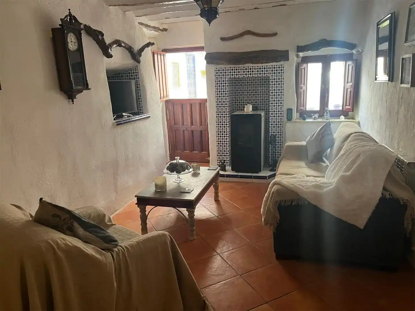 Sala d'estar de Casa o xalet en venda en Taberno amb Aire condicionat