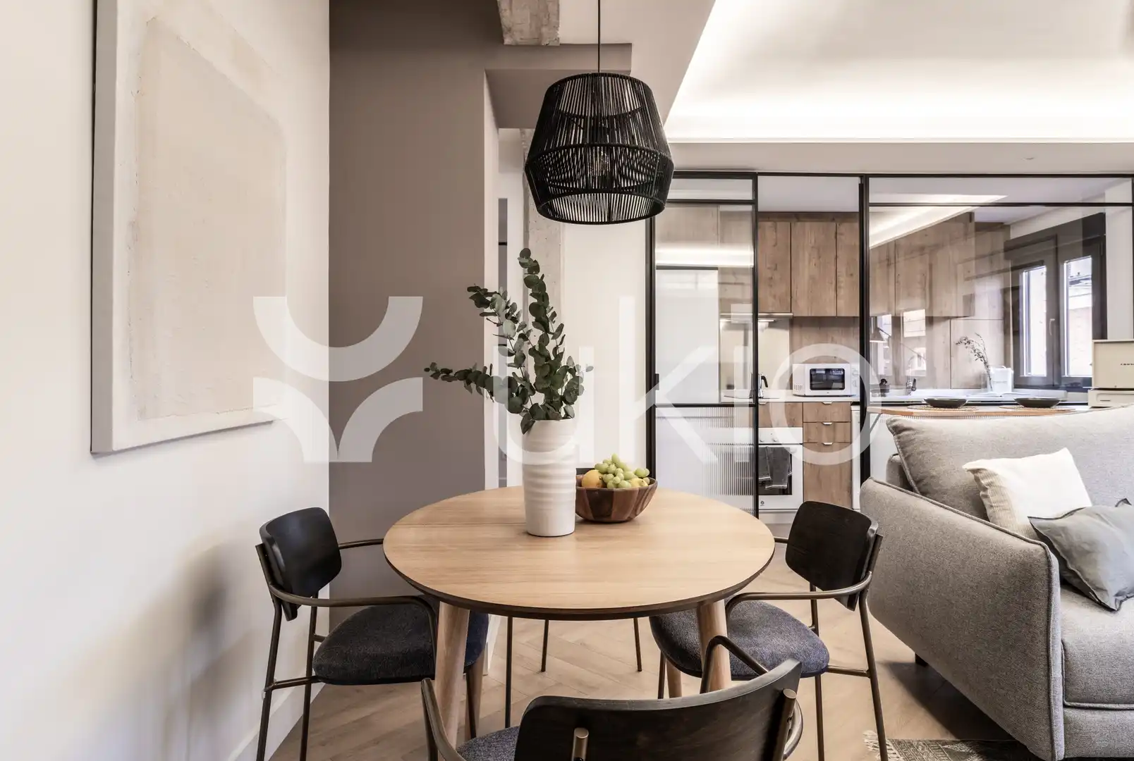 Esszimmer von Wohnung zur Miete in Madrid mit Klimaanlage, Heizung und Möbliert