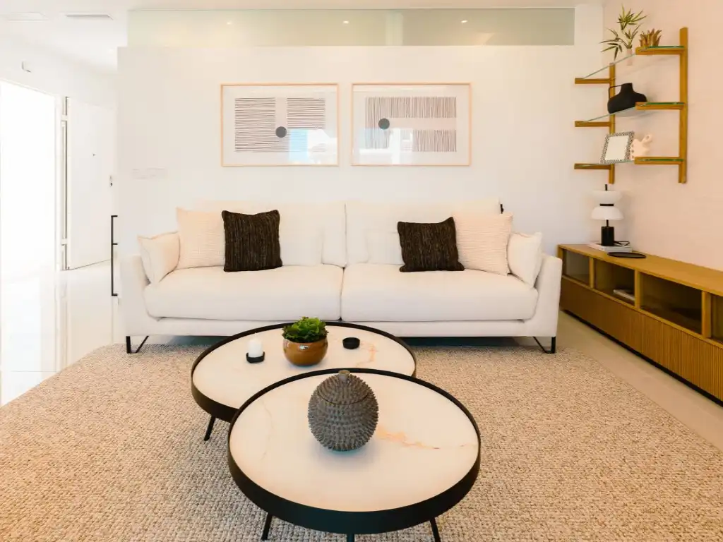 Living room of Apartments for sale in Rojales  with Air Conditioner, Private garden and Community pool