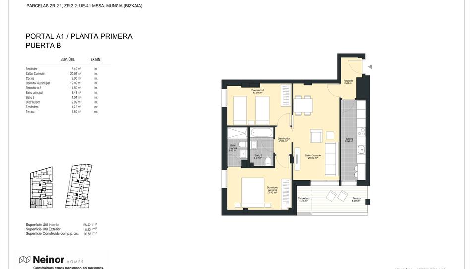 Foto 1 de Pis en venda a   Calle Lauxeta Olerkari, Mungia, Bizkaia