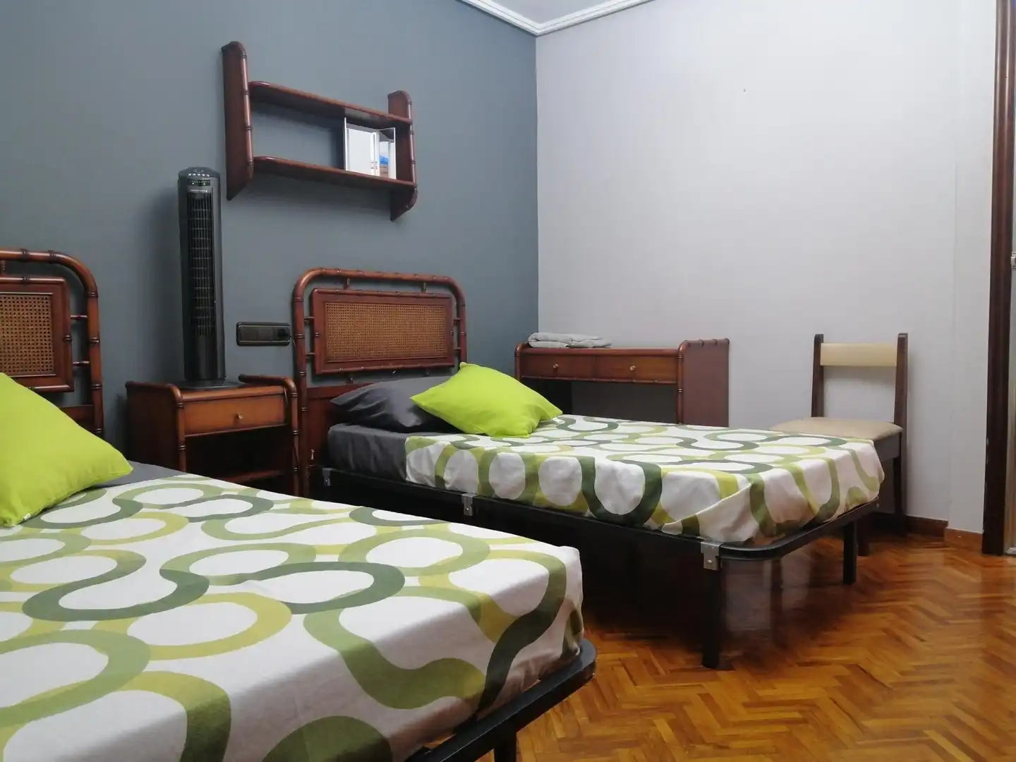 Bedroom of Flat for sale in Ourense Capital   with Parquet flooring, Terrace and Storage room