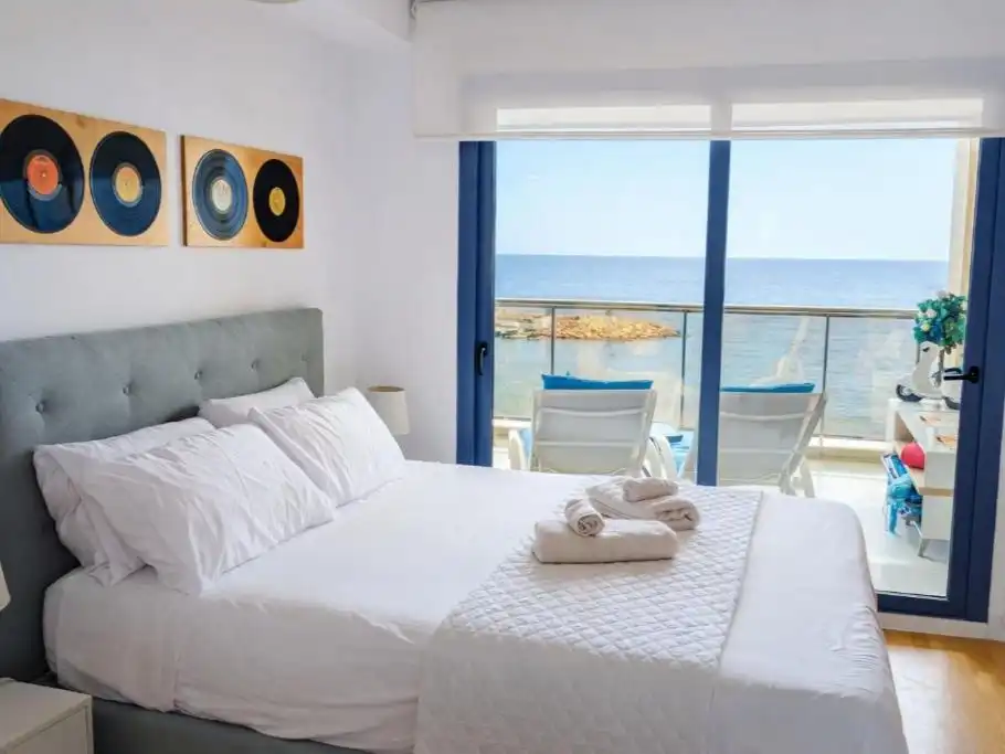 Bedroom of Flat for rent in Altea  with Air Conditioner, Terrace and Balcony