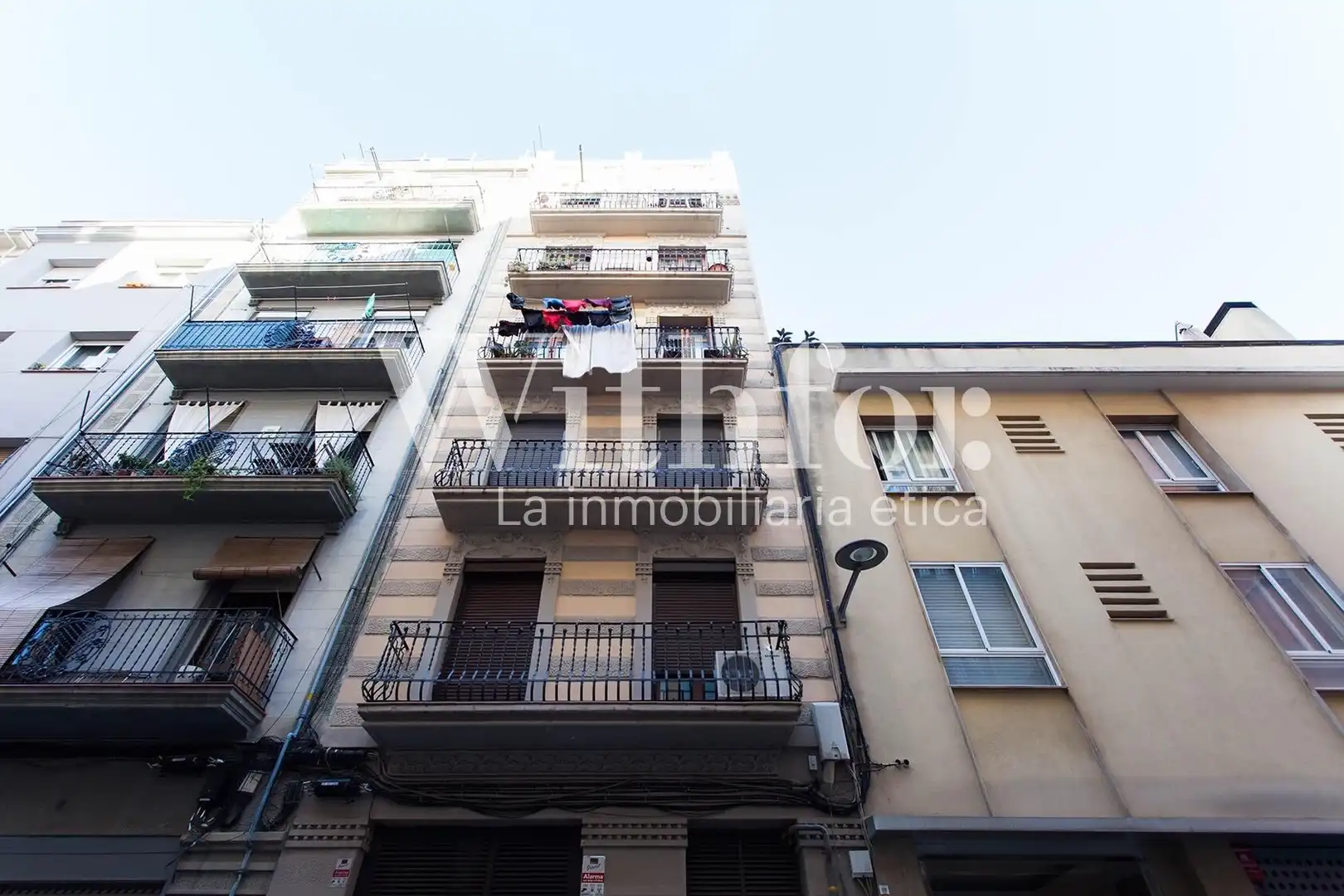 Exterior view of Flat for sale in Barcelona  with Air Conditioner, Heating and Parquet flooring