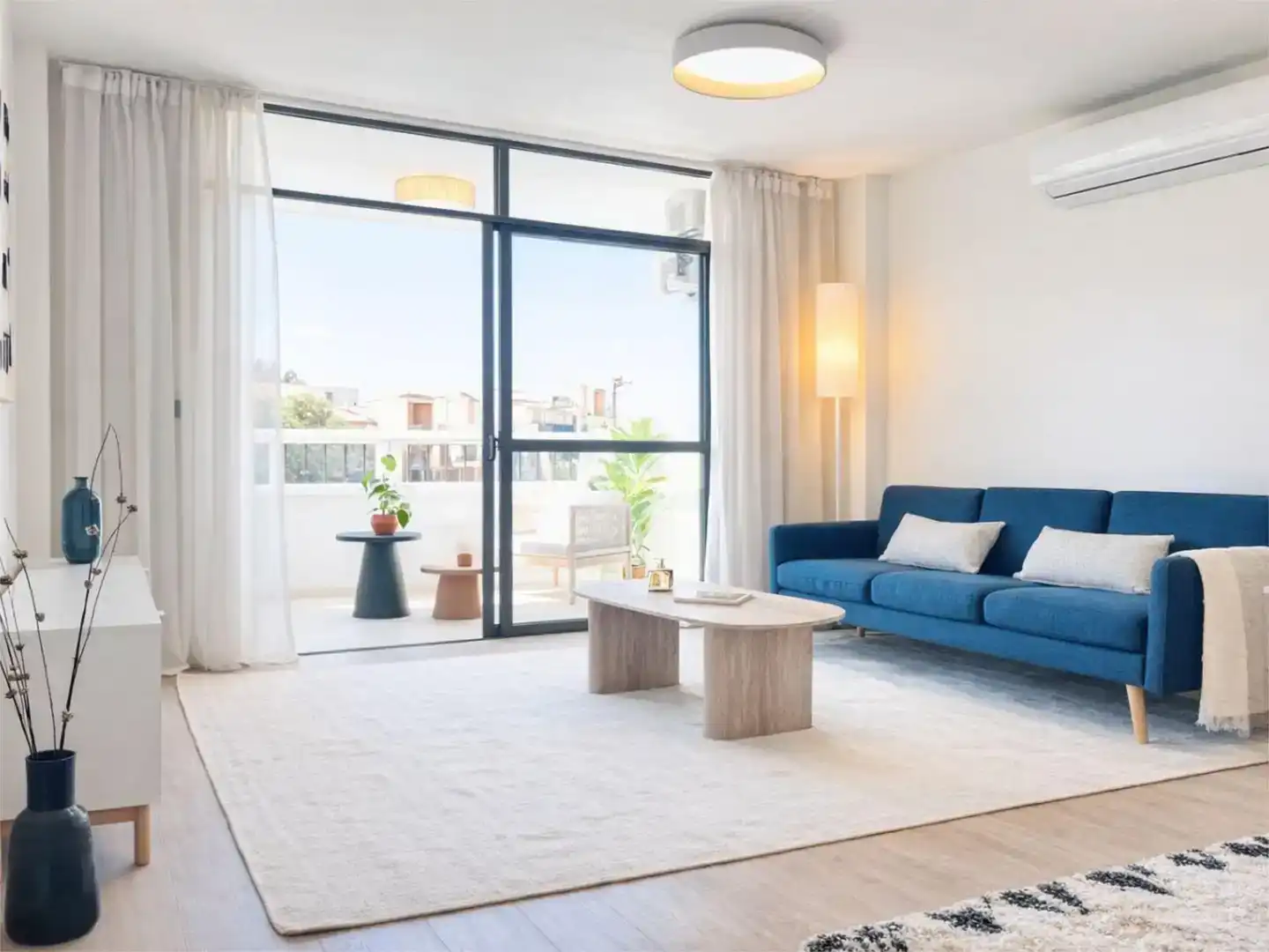 Living room of Flat for sale in Fuengirola  with Air Conditioner, Swimming Pool and Balcony