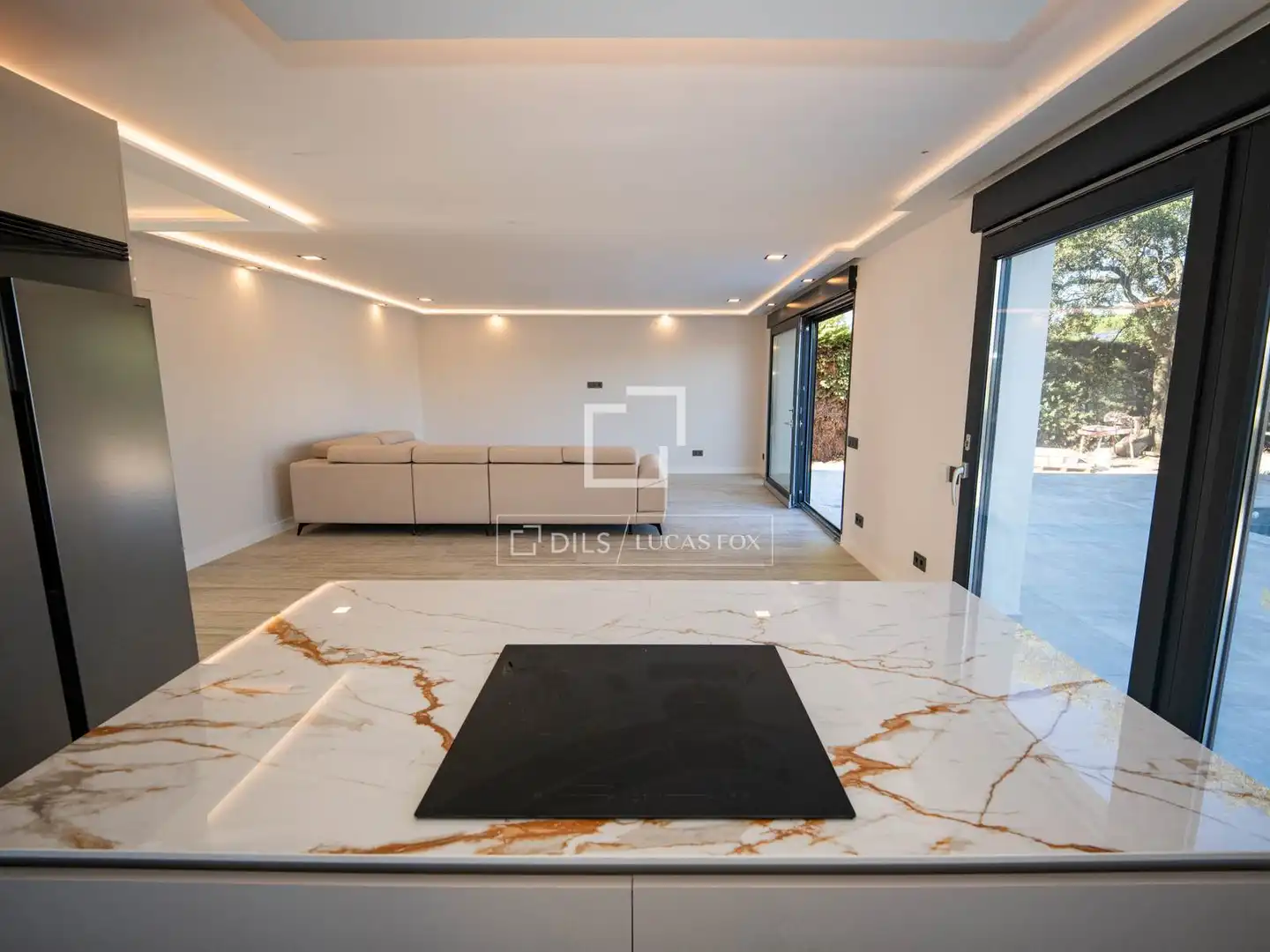 Sala d'estar de Casa o xalet de lloguer en Valdemorillo amb Aire condicionat, Calefacció i Jardí privat