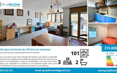 Living room of Flat for sale in Palamós  with Heating and Balcony