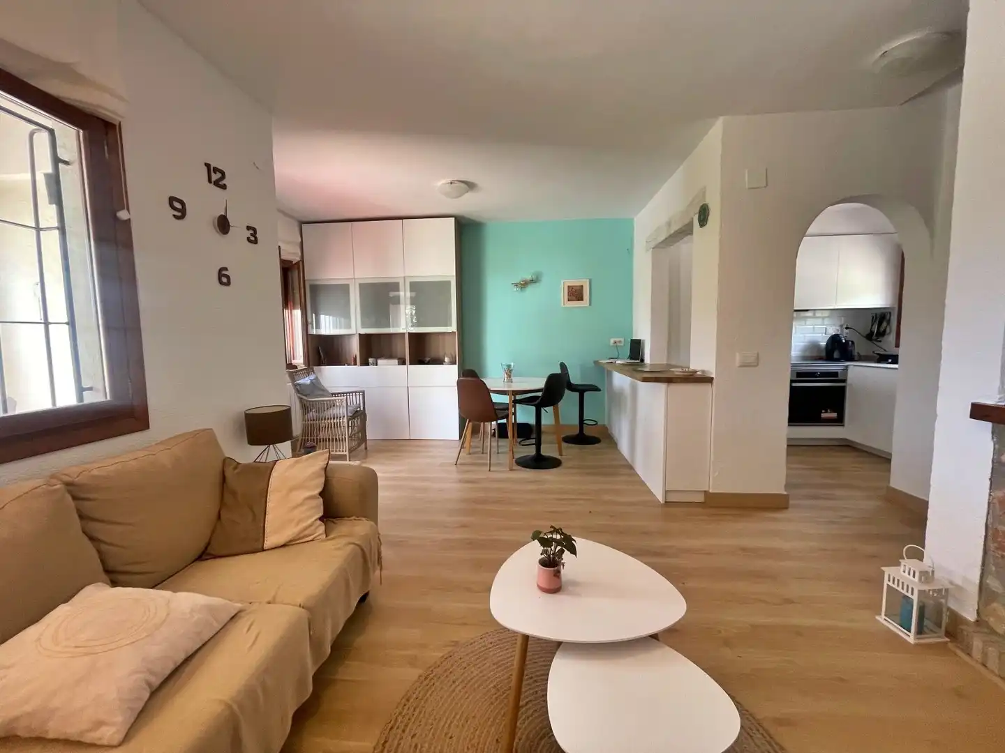 Sala d'estar de Casa o xalet de lloguer en Moraira amb Calefacció, Terrassa i Piscina